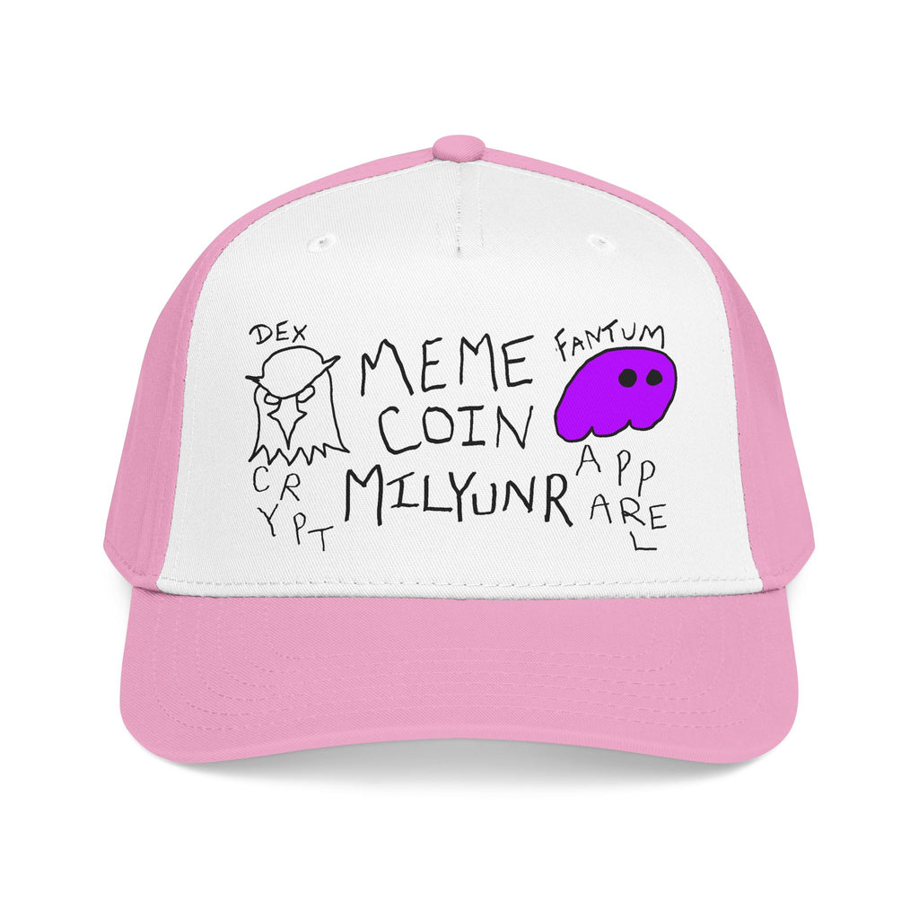 Meme Coin Millionaire Baseball Cap — Crypto Art Snapback