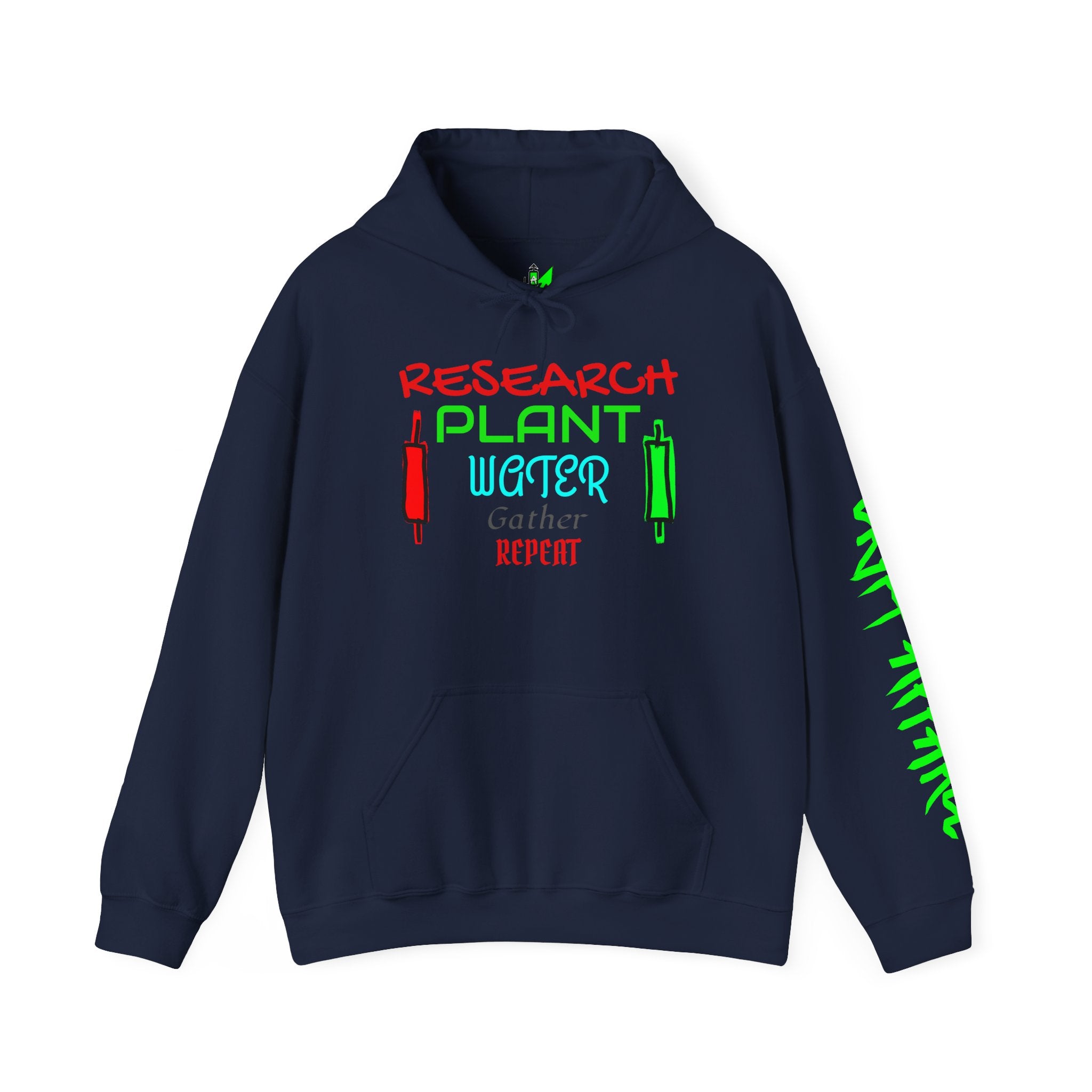 Growing Candles Crypto Hoodie | Crypt Apparel Nurturing Charts