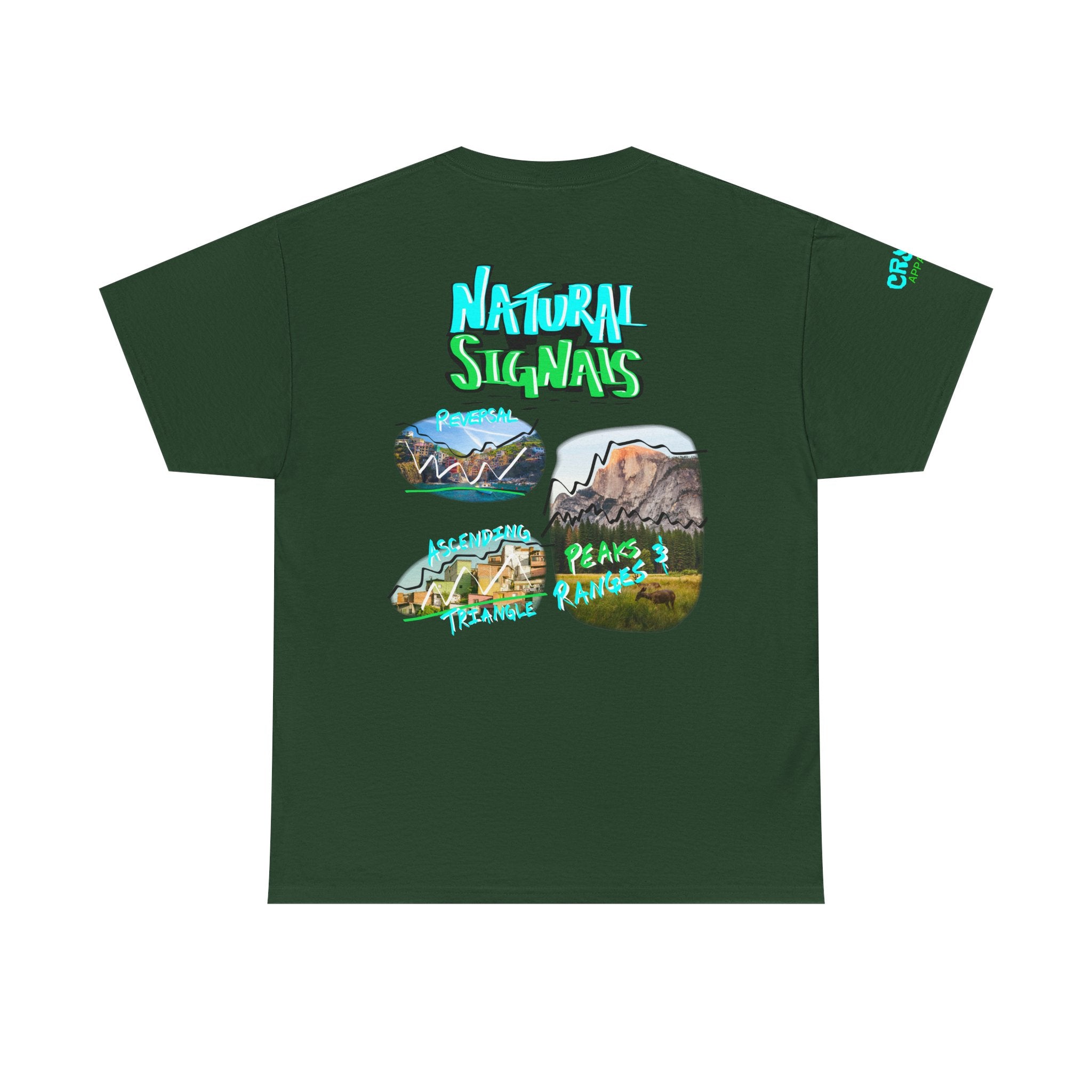 Natural Signals Graphic Tee — "Crypt Apparel" & "Nature Signals" Streetwear T‑Shirt