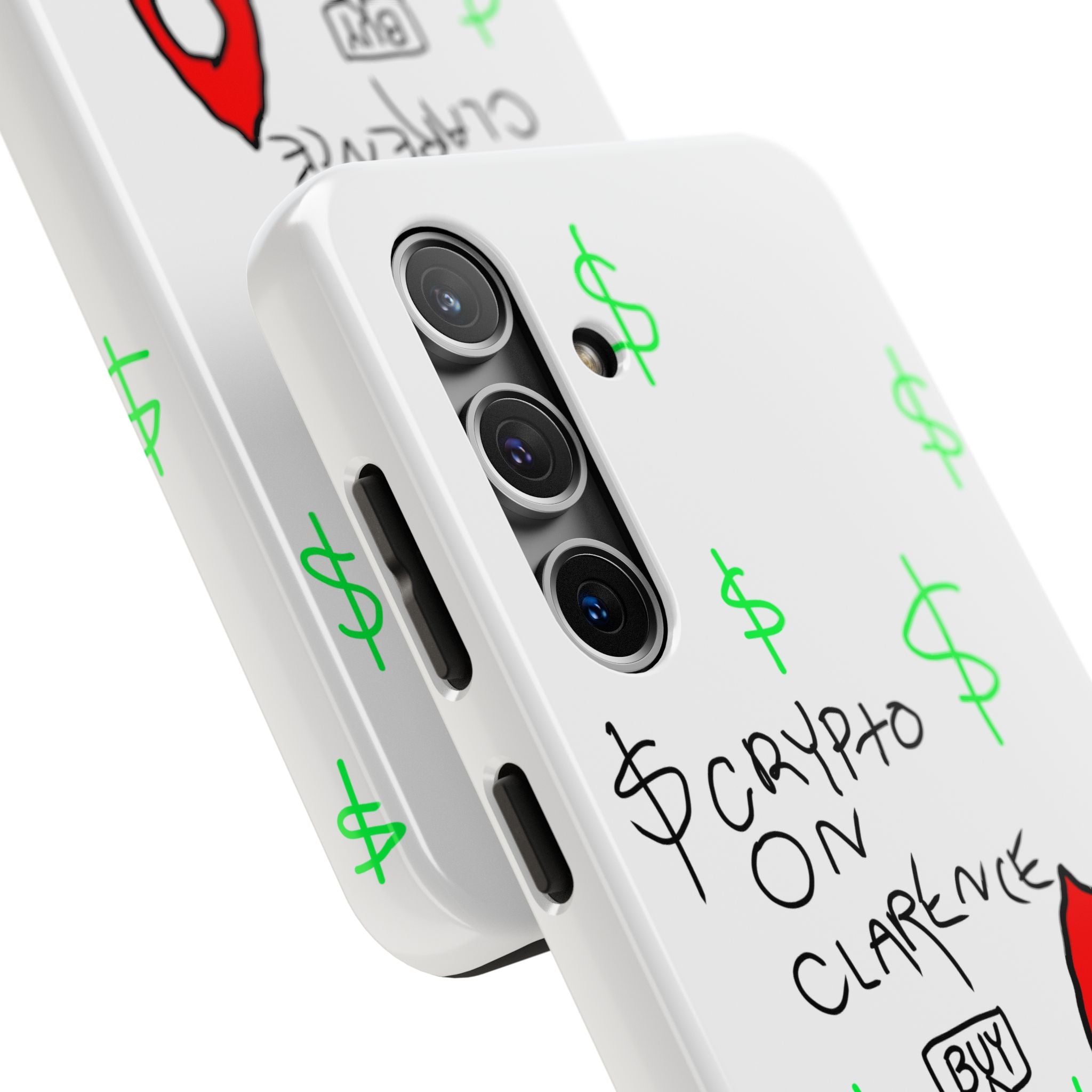 Crypto On Clarence Phone Case — Crypt Apparel Degen Design