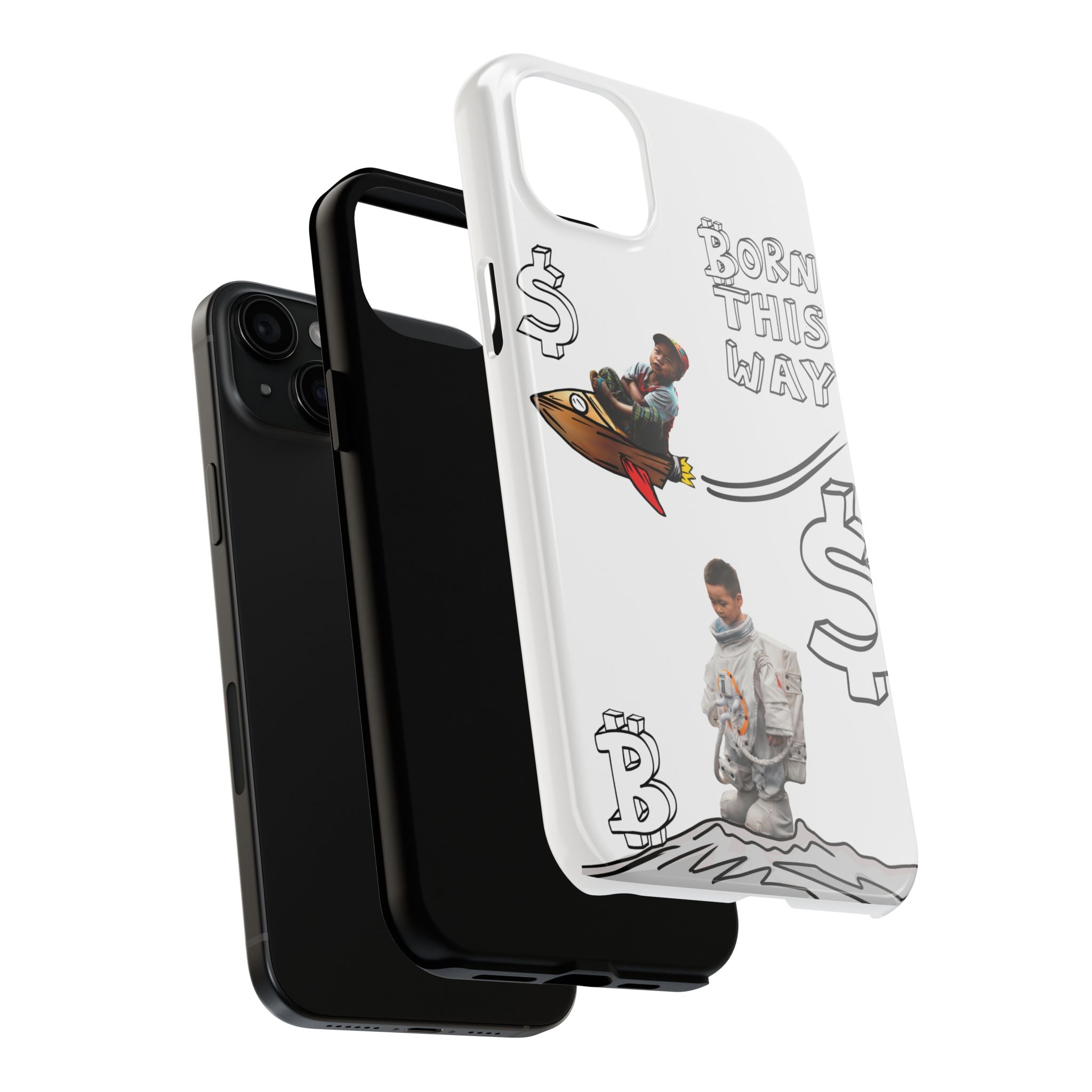 Born This Way Phone Case — "Crypt Apparel" Crypto Protective Case