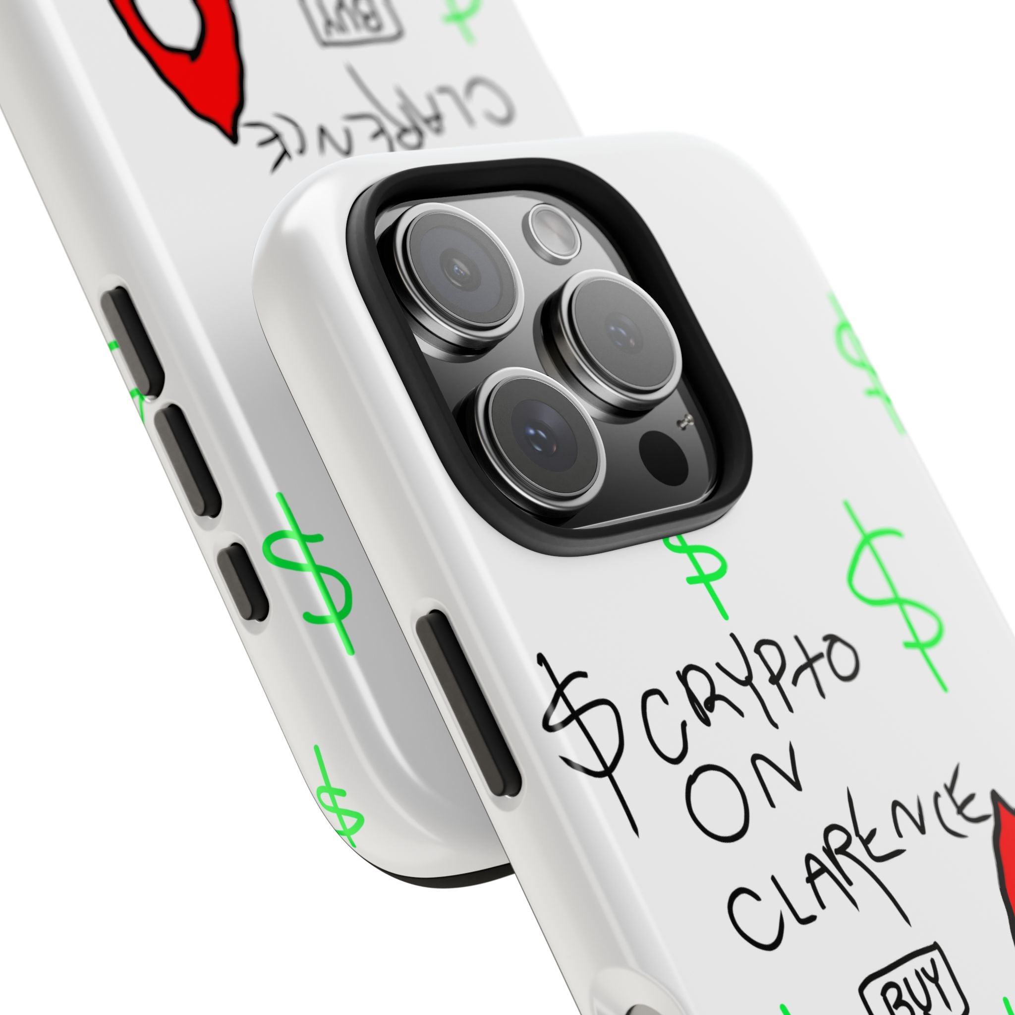 Crypto On Clarence Phone Case — Crypt Apparel Degen Design