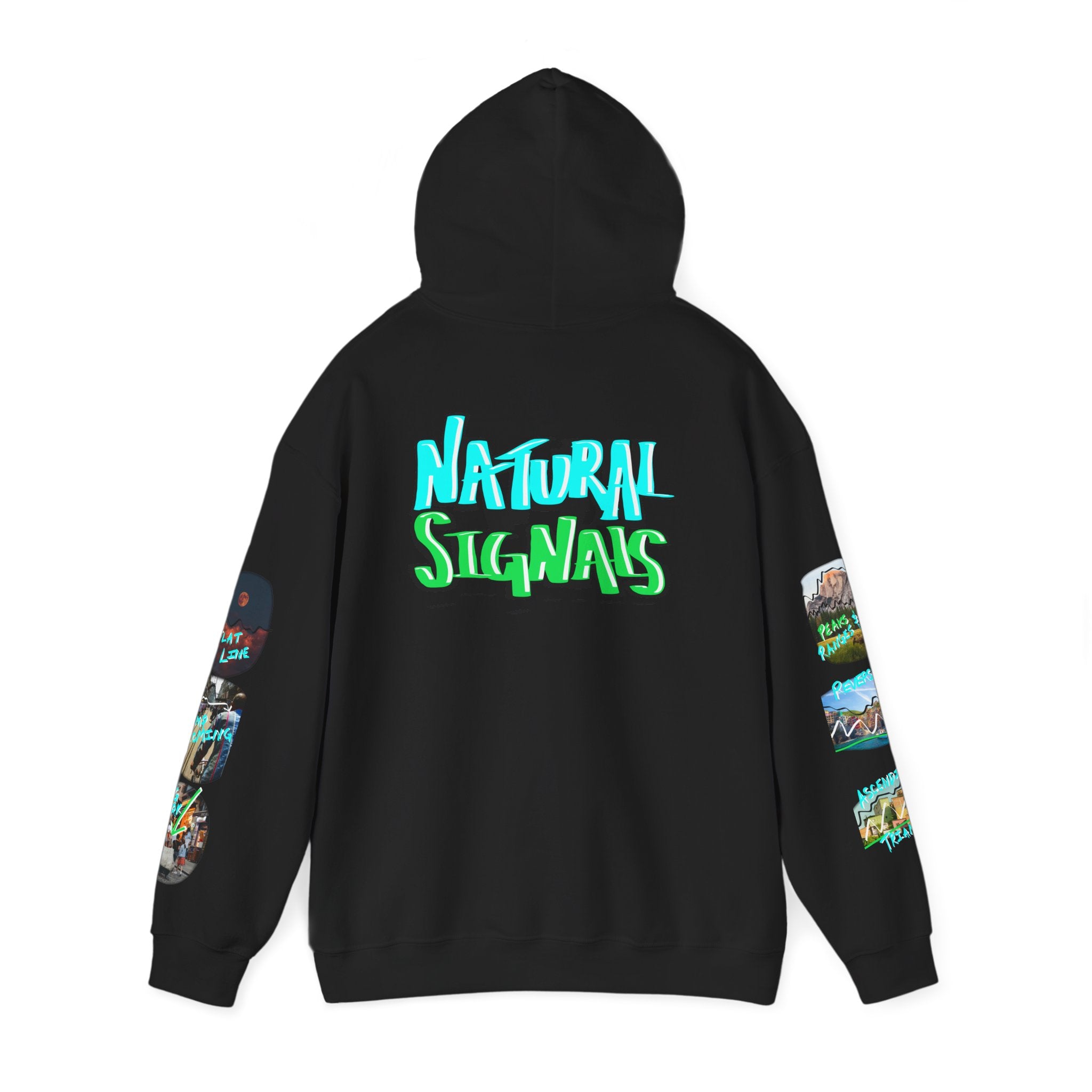 Natural Signals Crypto Trading Hoodie — 'Crypt Apparel' Graffiti Logo & 'Natural Signals'