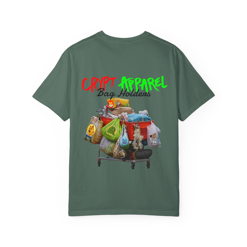 Bag Holders Crypto T-Shirt — 'Crypt Apparel' Graphic Tee