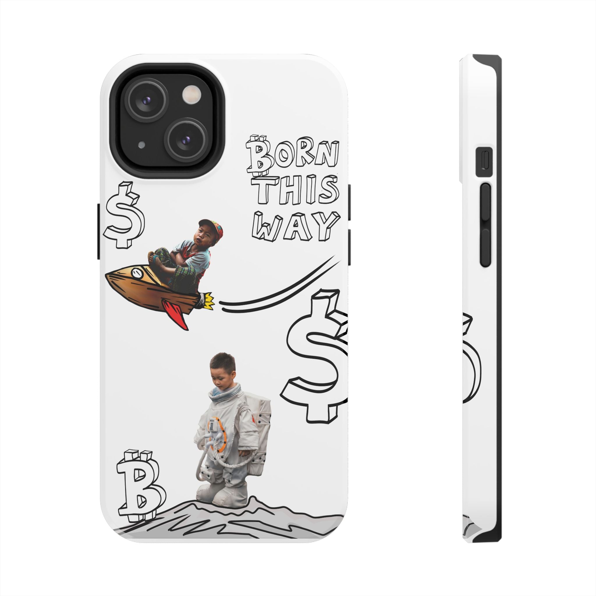 Born This Way Phone Case — "Crypt Apparel" Crypto Protective Case