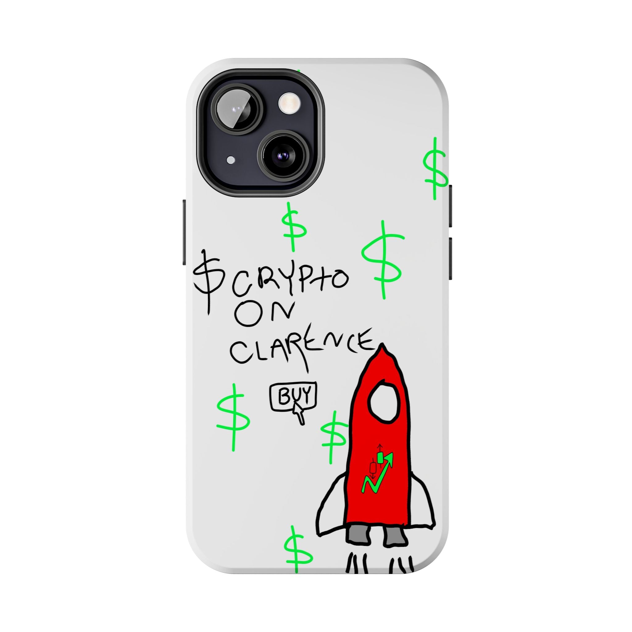 Crypto On Clarence Phone Case — Crypt Apparel Degen Design