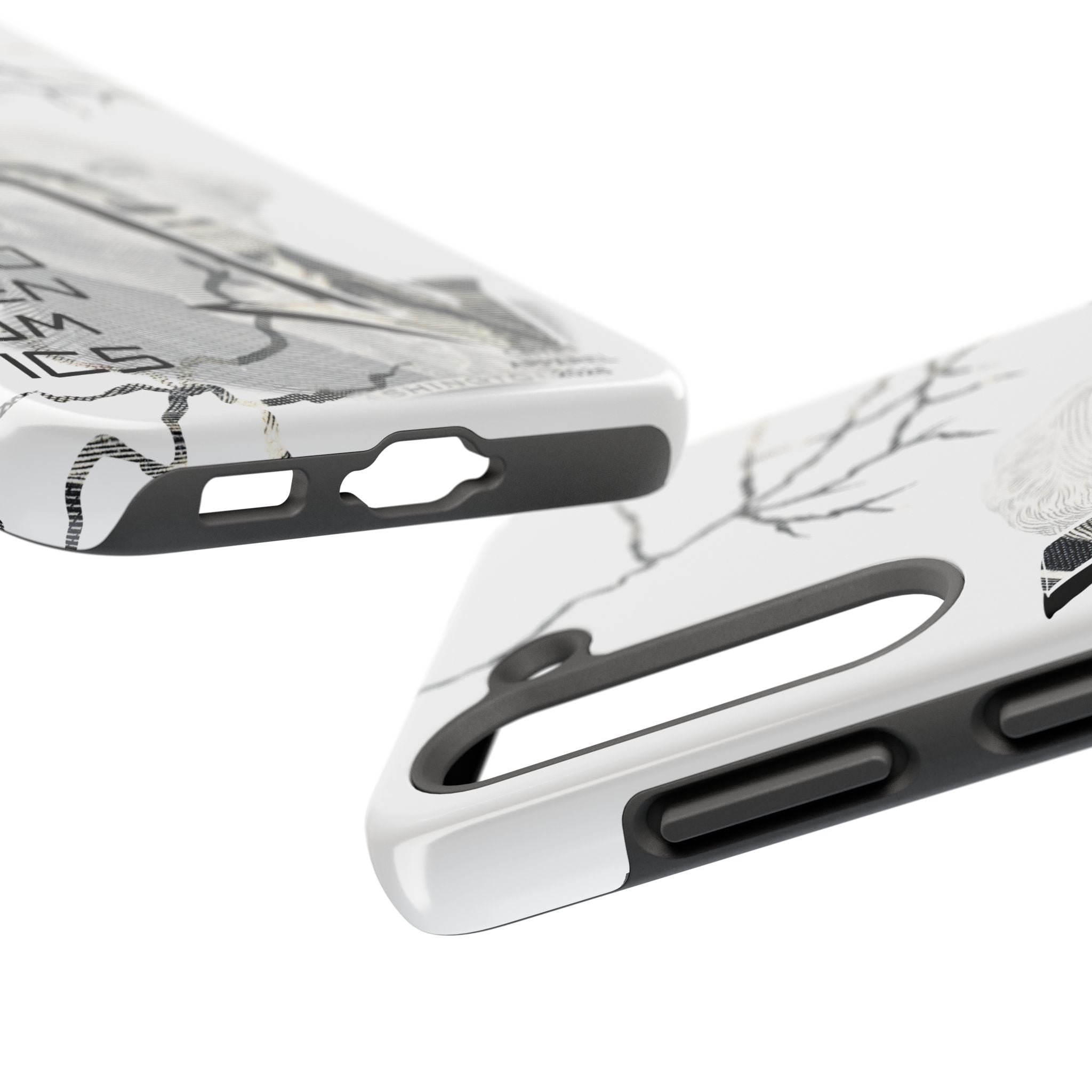 Brokenomics Crypto Tough Phone Case — 'Crypt Apparel' Cracked Dollar Graphic Protective Cover