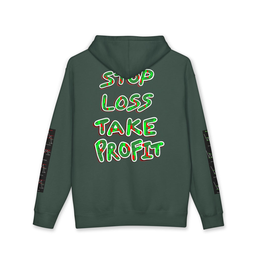 Charted Crypto Hoodie — "Crypt Apparel" Trading Hoodie