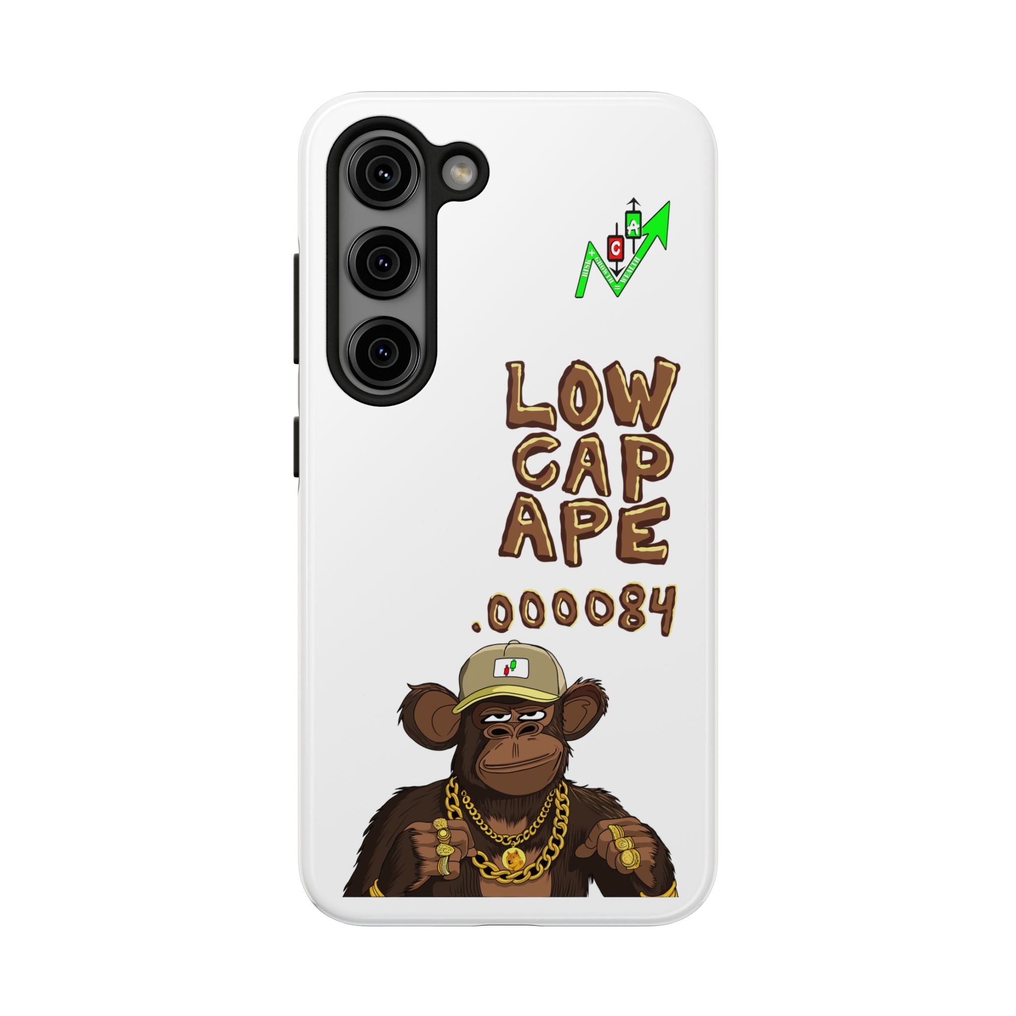 Low Cap Ape Phone Case — Crypto Ape Tough Phone Cover