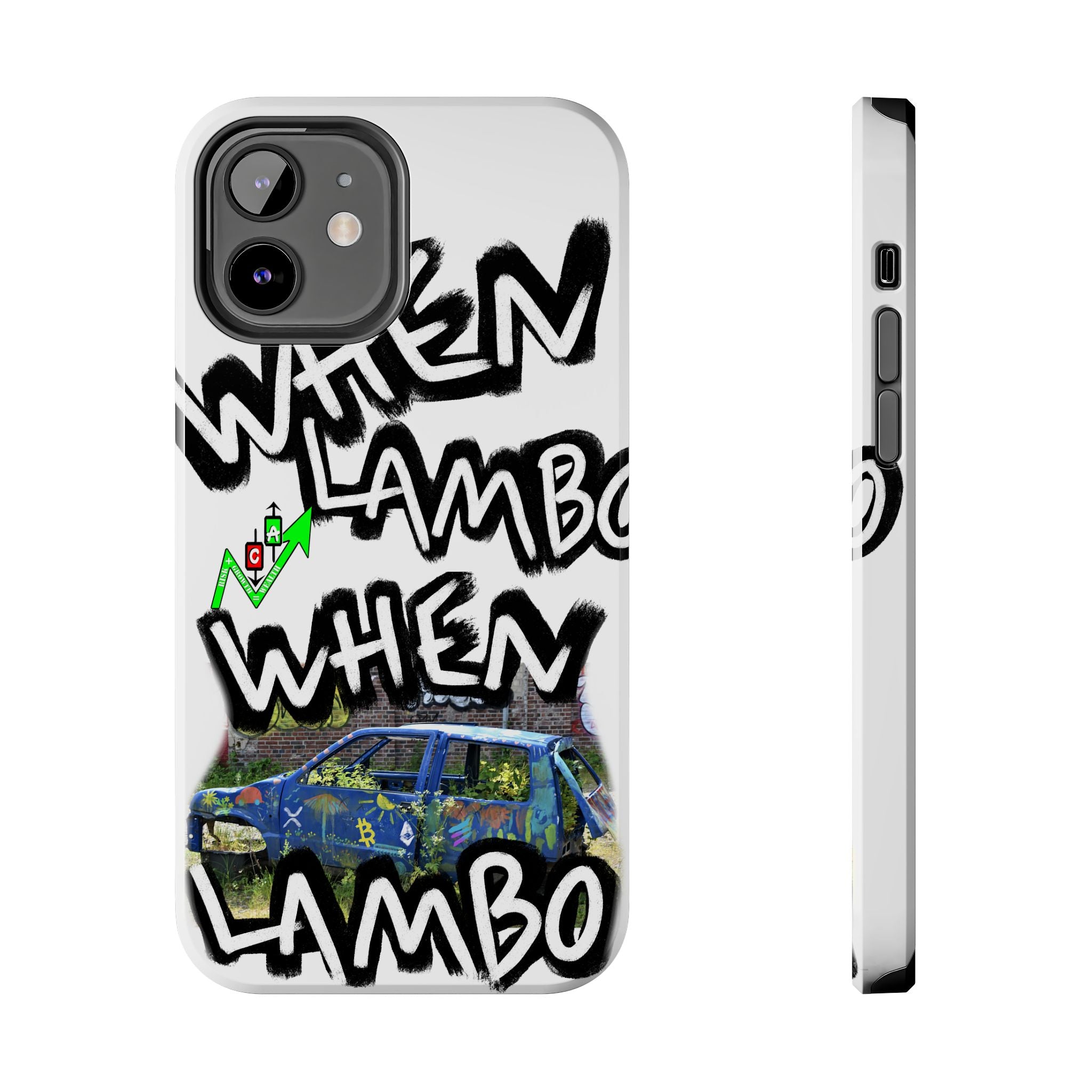 When Lambo Art Phone Case — Crypto Meme Tough Phone Case