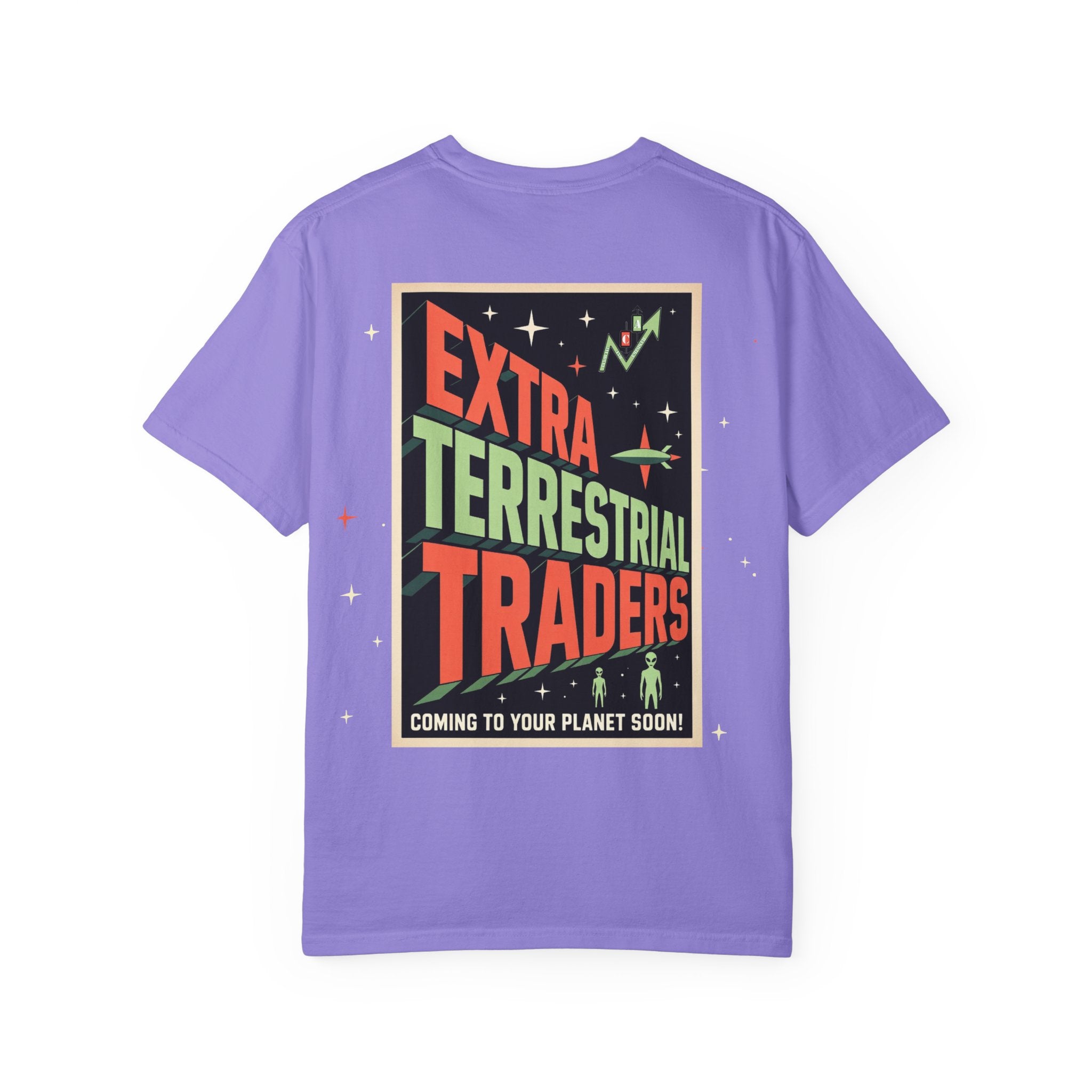 Extraterrestrial Traders Crypto T-Shirt — "We're Not Alone" Alien Graphic Tee