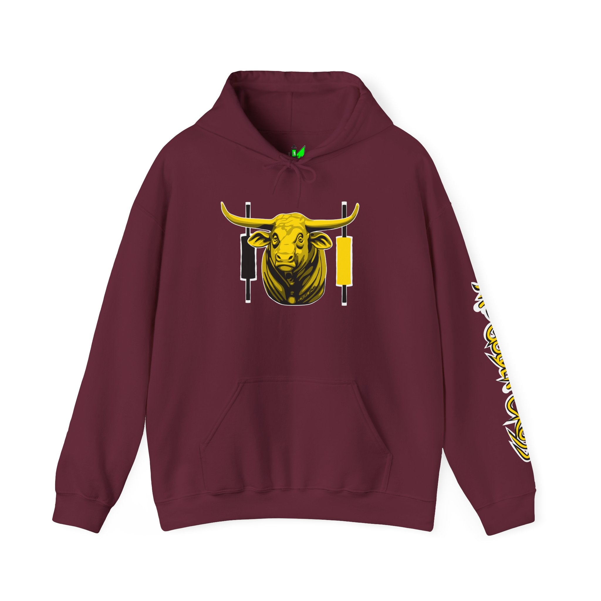 Golden Cross Bull Market Hoodie — Crypto Apparel 'The Golden Cross' Streetwear Hoodie