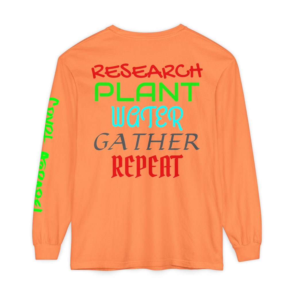 Growing Candles Long Sleeve Tee — "Crypt Apparel" Nurturing Growth