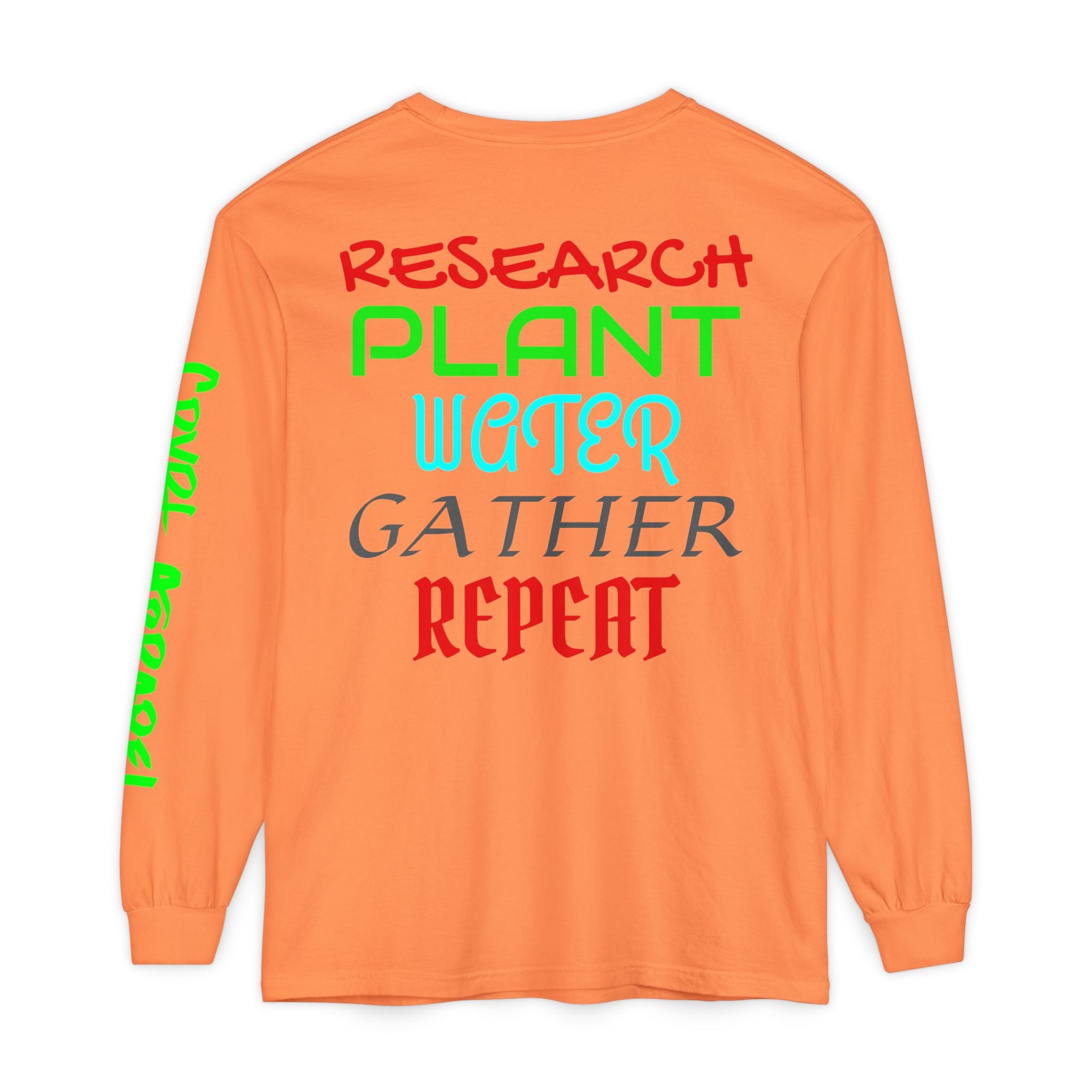 Growing Candles Long Sleeve Tee — "Crypt Apparel" Nurturing Growth