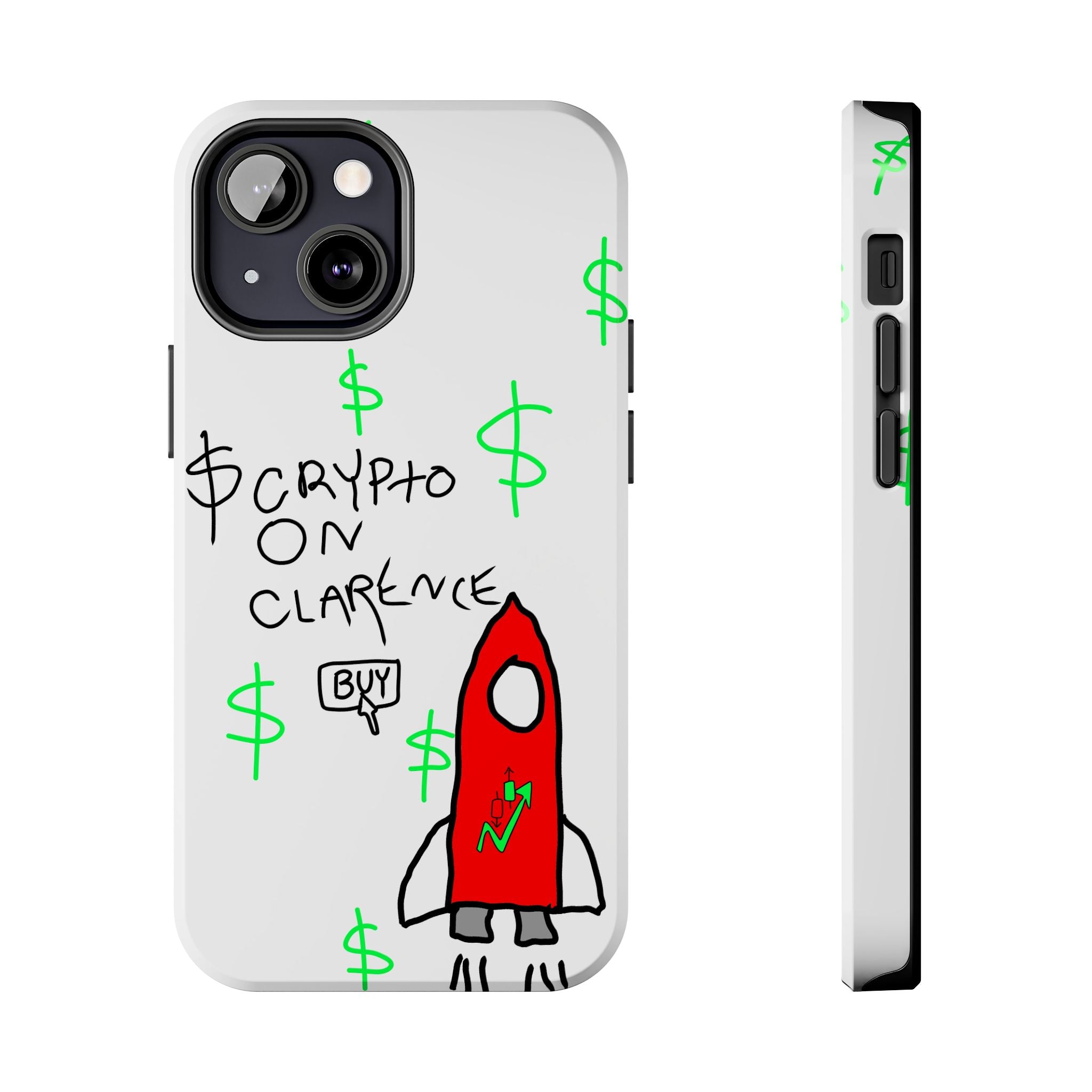 Crypto On Clarence Phone Case — Crypt Apparel Degen Design