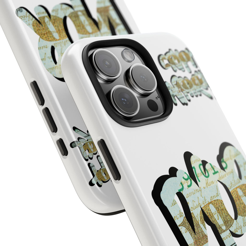 Tough Phone Case — Vintage Money Graffiti "Paper Hodl" Design