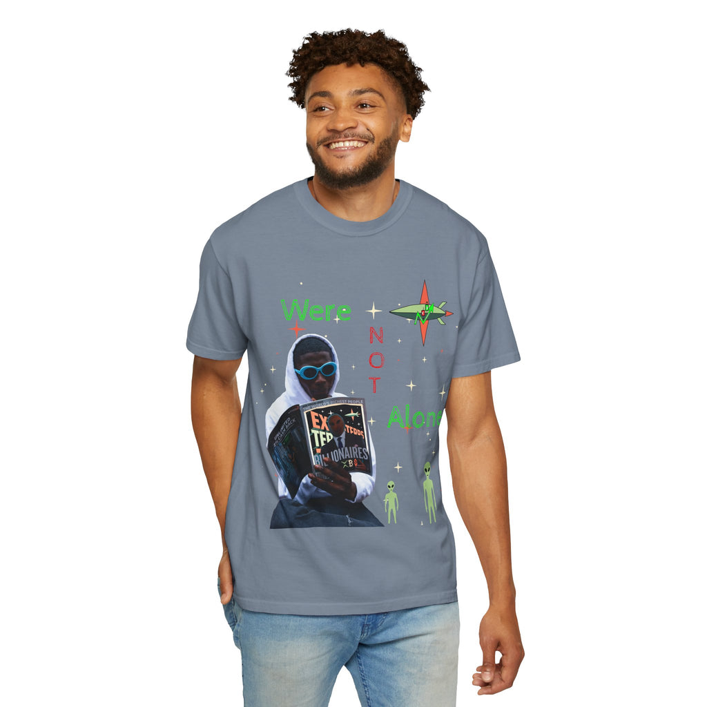 Extraterrestrial Traders Crypto T-Shirt — "We're Not Alone" Alien Graphic Tee
