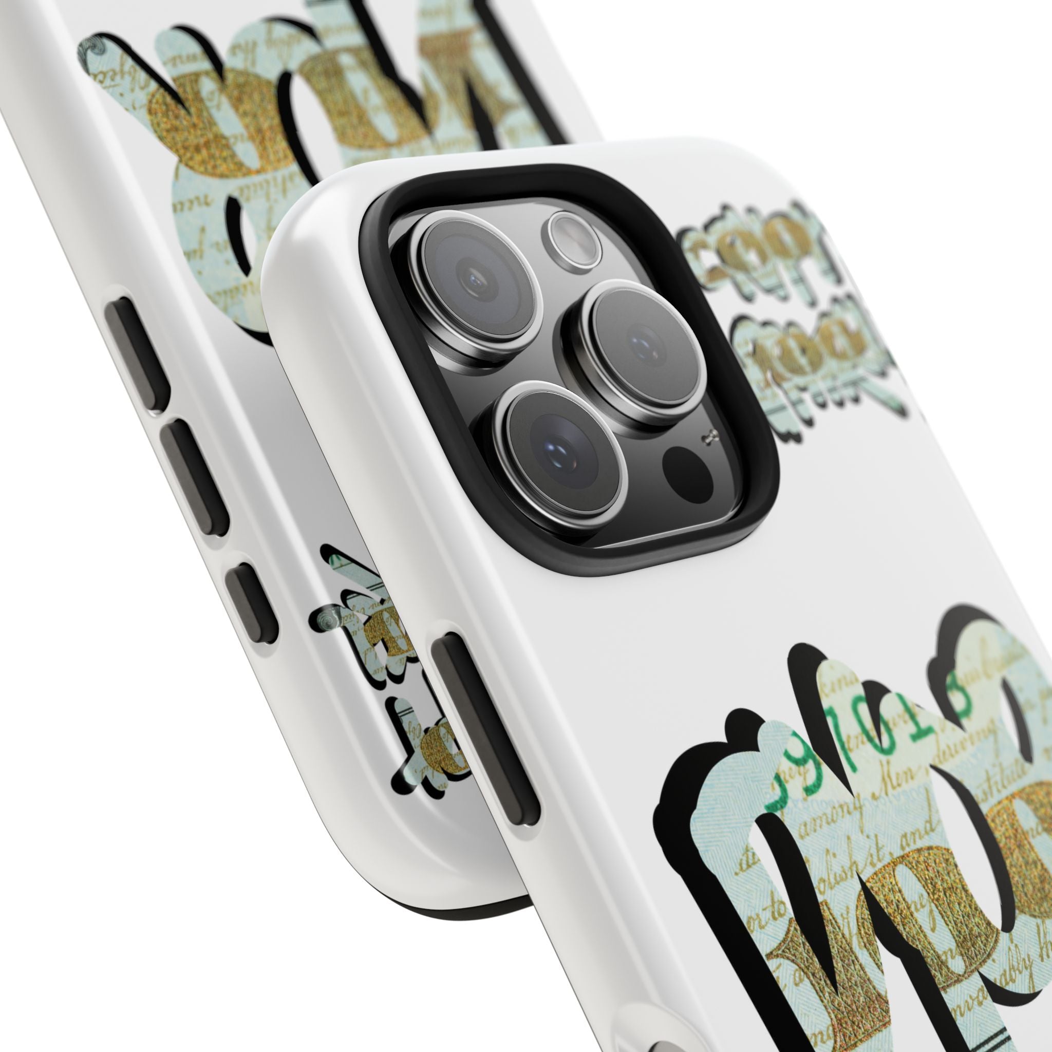Tough Phone Case — Vintage Money Graffiti "Paper Hodl" Design