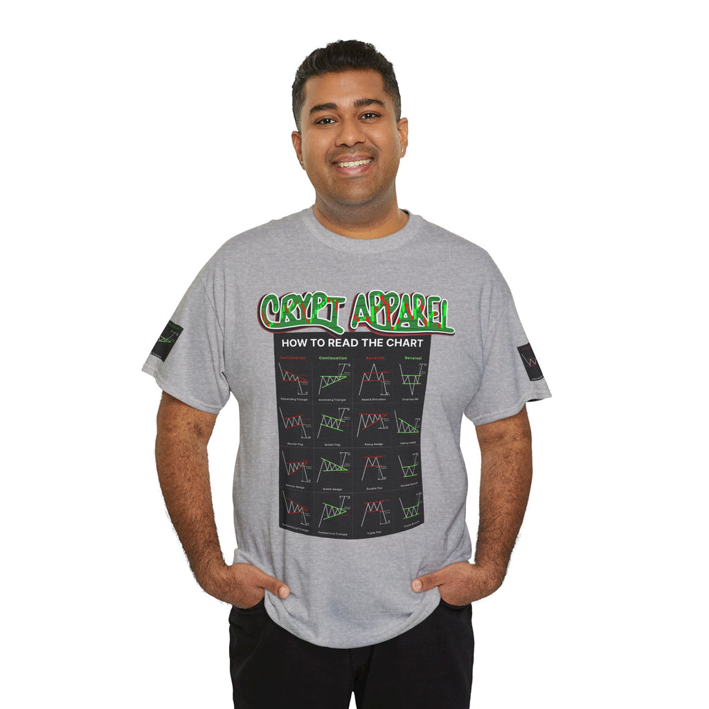 Charted Tee — "Crypt Apparel" Trading Chart Shirt