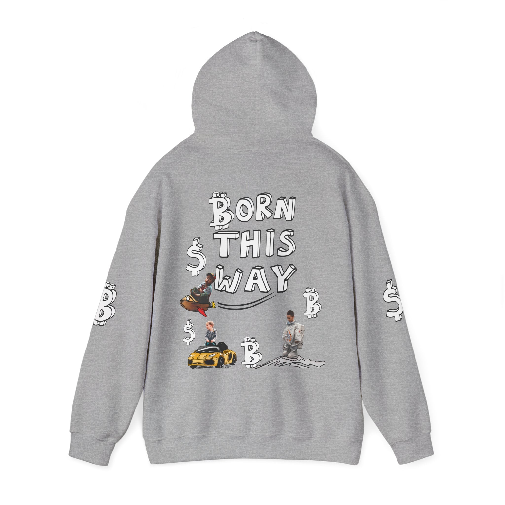 Born This Way Crypto hoodie | Crypt Apparel Bitcoin inspired sweatshirt