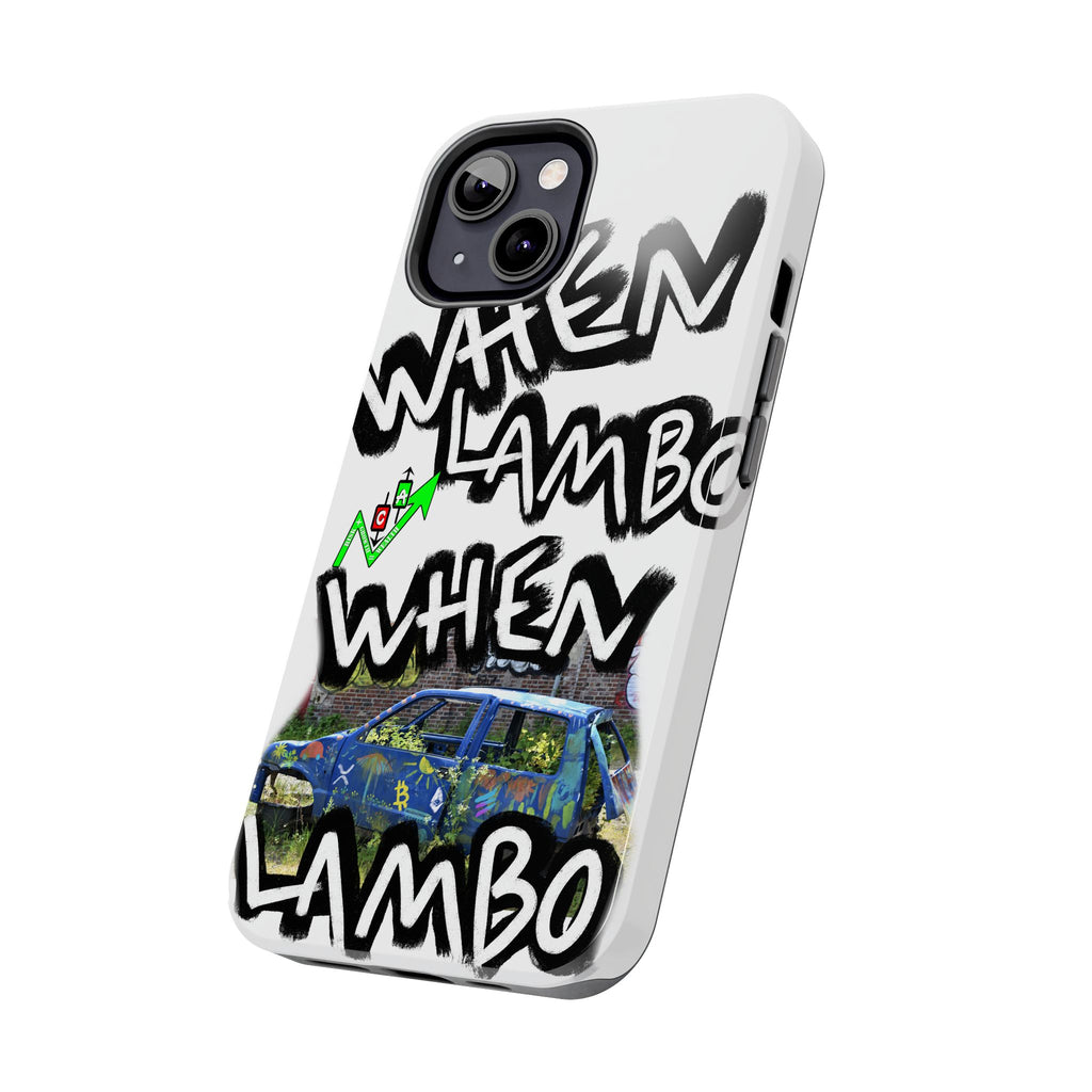 When Lambo Art Phone Case — Crypto Meme Tough Phone Case