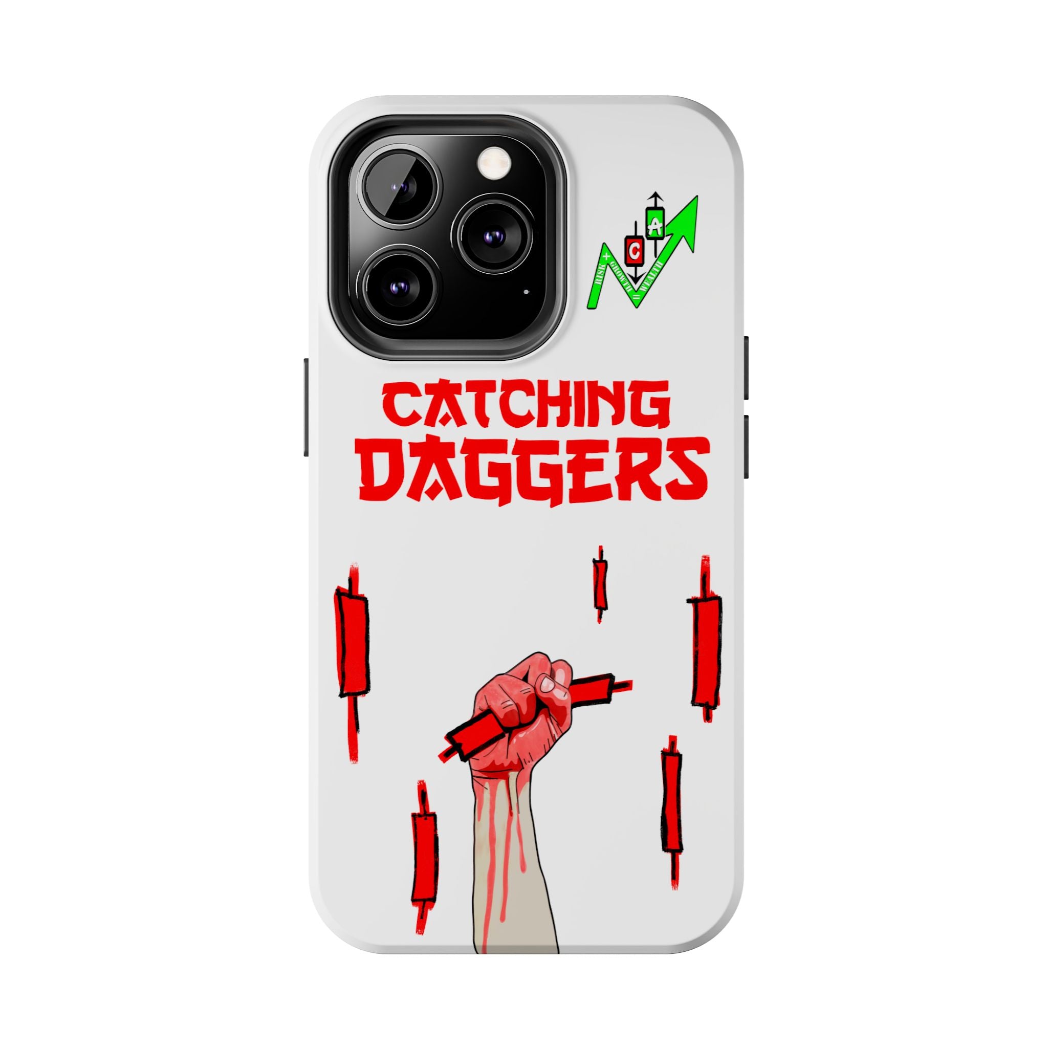 Catching Daggers Tough Phone Case — Crypt Apparel Graphic Protective Cover