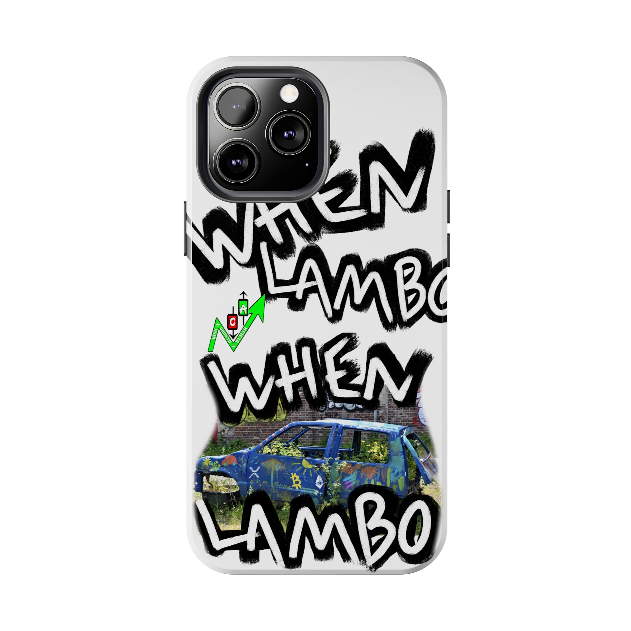 When Lambo Art Phone Case — Crypto Meme Tough Phone Case