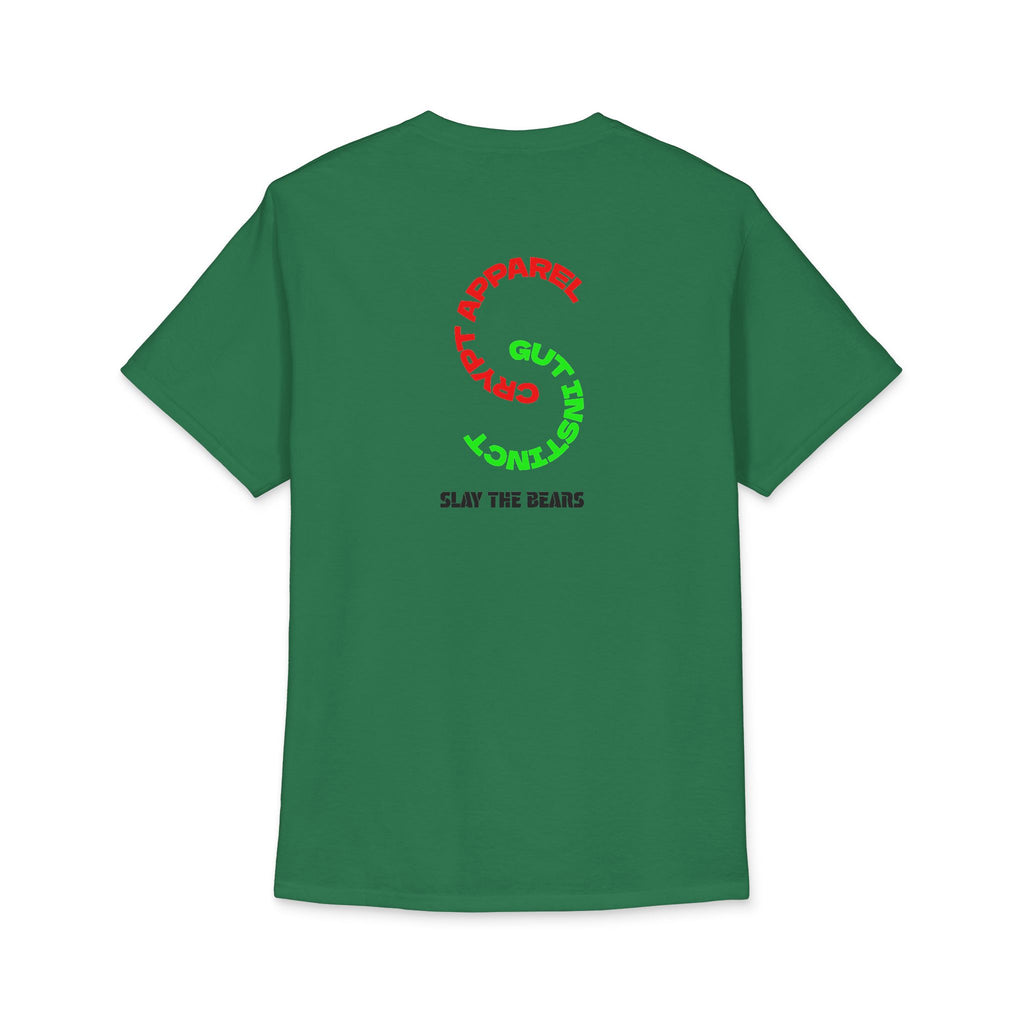 Gut Instinct Bulls Vs Bears Market Tee — Crypt Apparel Graphic Money Pile Design