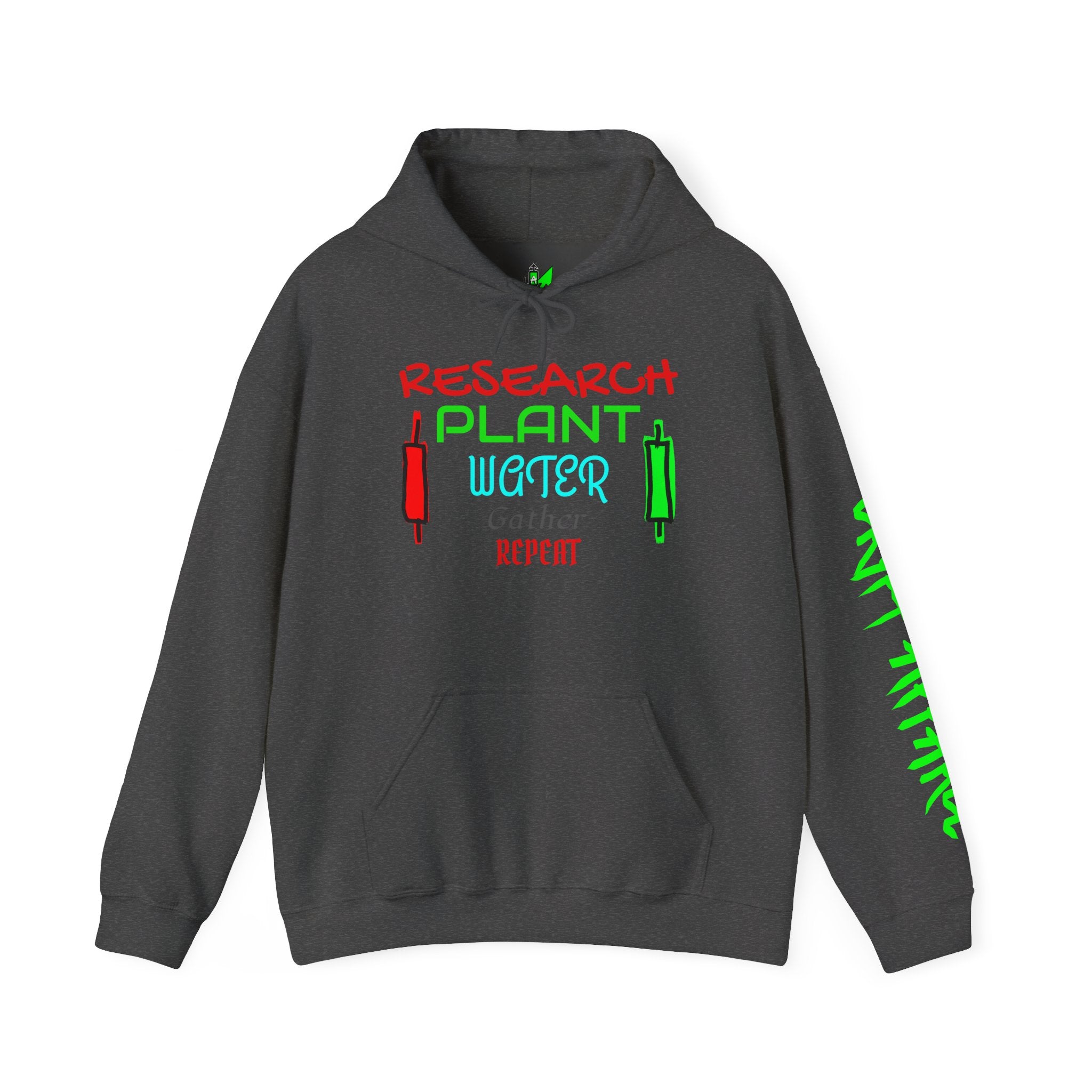 Growing Candles Crypto Hoodie | Crypt Apparel Nurturing Charts