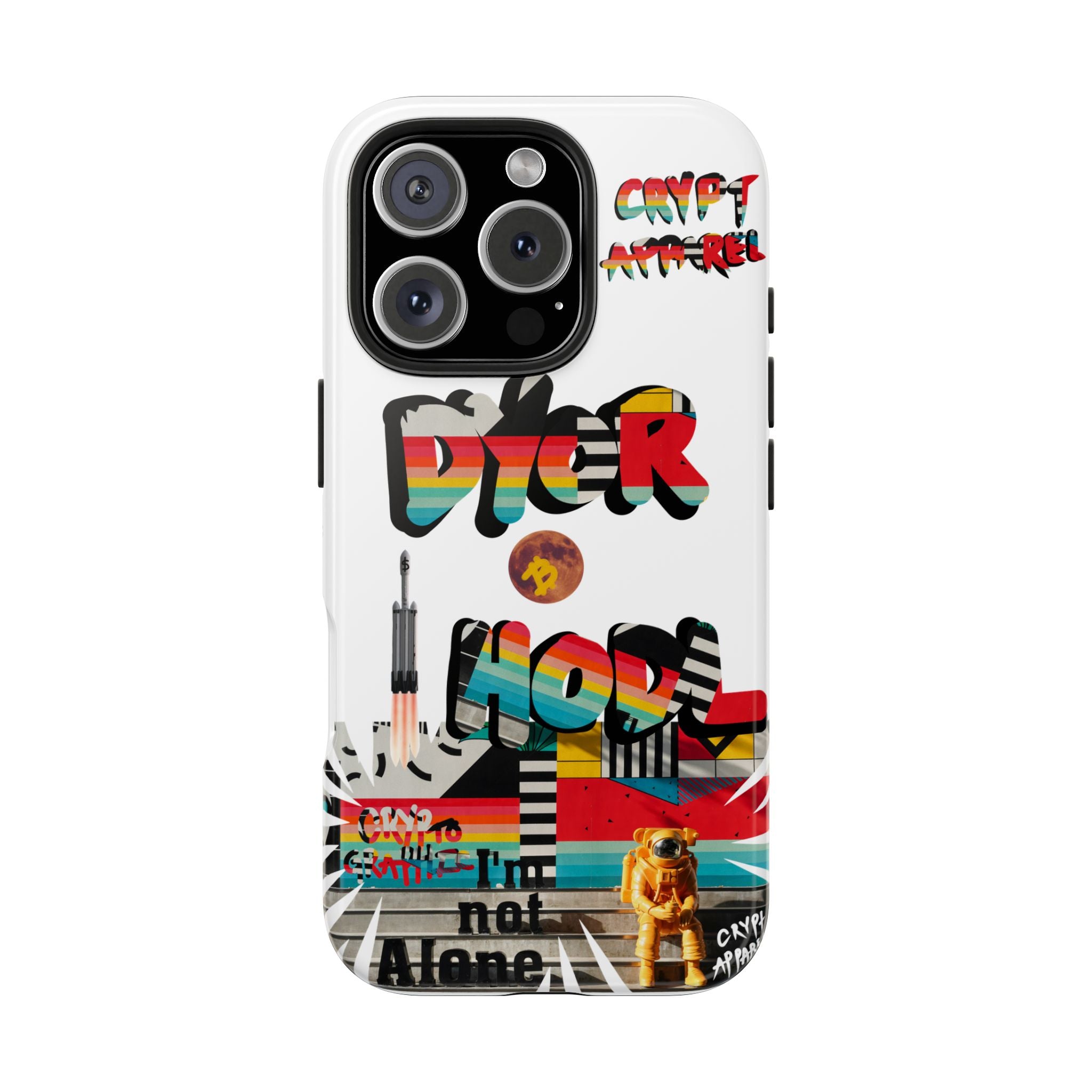 Urban Jungle Tough Phone Case — Crypt Apparel Collage Protective Cover