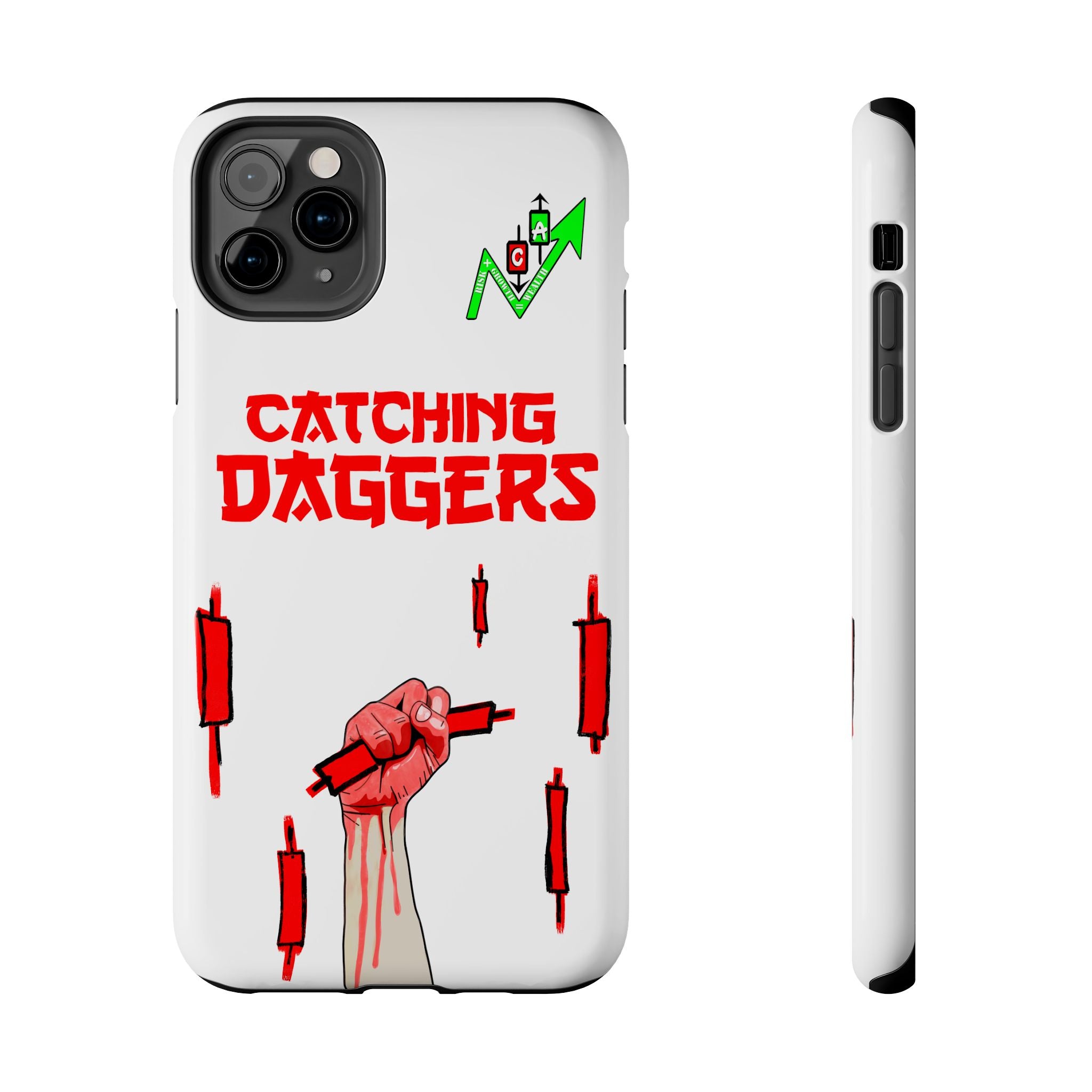 Catching Daggers Tough Phone Case — Crypt Apparel Graphic Protective Cover