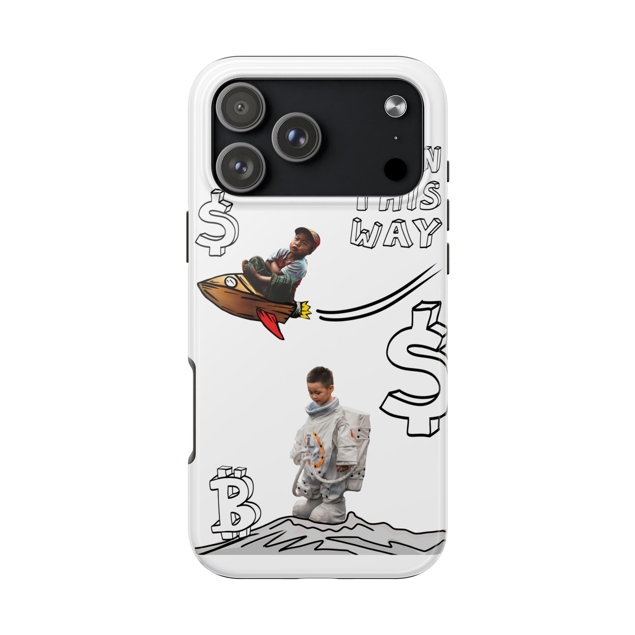 Born This Way Phone Case — "Crypt Apparel" Crypto Protective Case