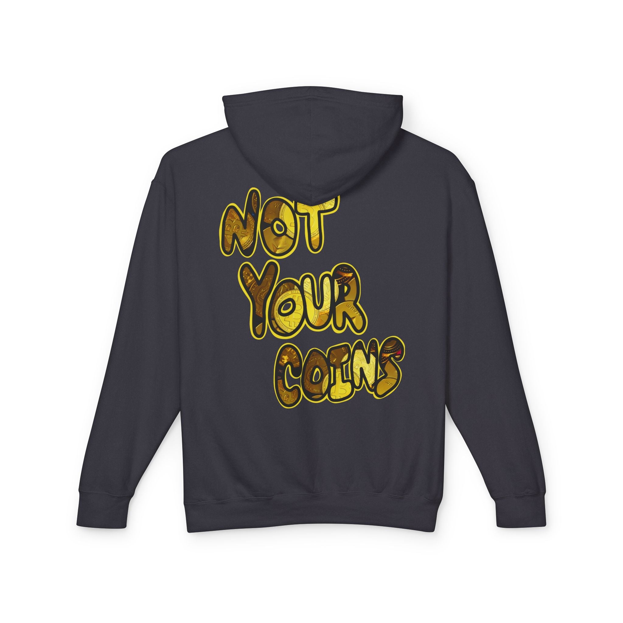 Not Your Keys/ Not Your Coins Graphic Hoodie — Crypto Lightweight Hoodie