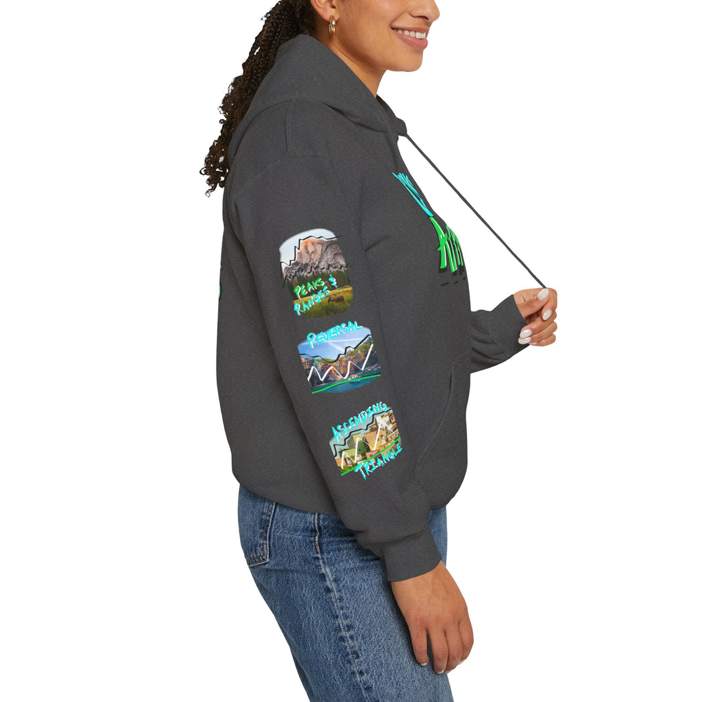 Natural Signals Crypto Trading Hoodie — 'Crypt Apparel' Graffiti Logo & 'Natural Signals'