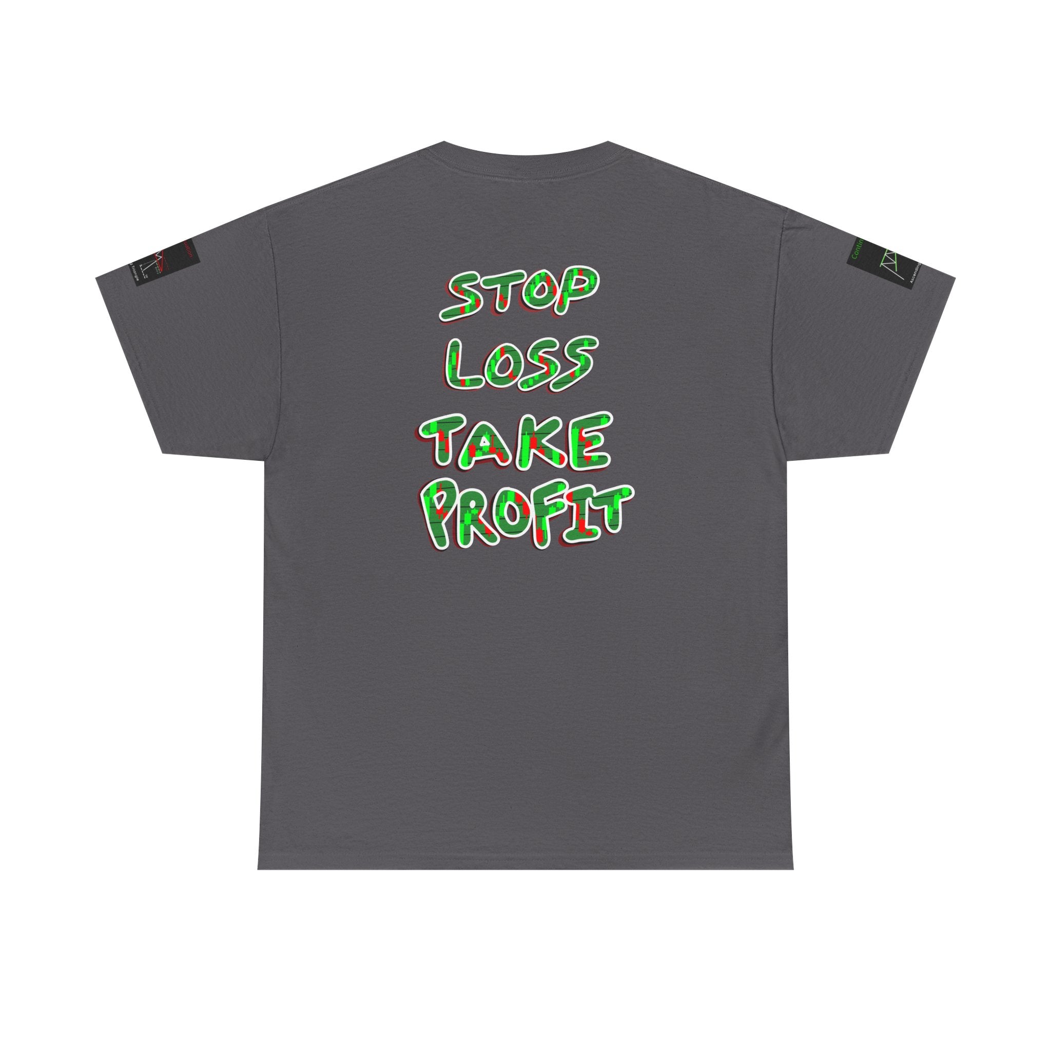 Charted Tee — "Crypt Apparel" Trading Chart Shirt
