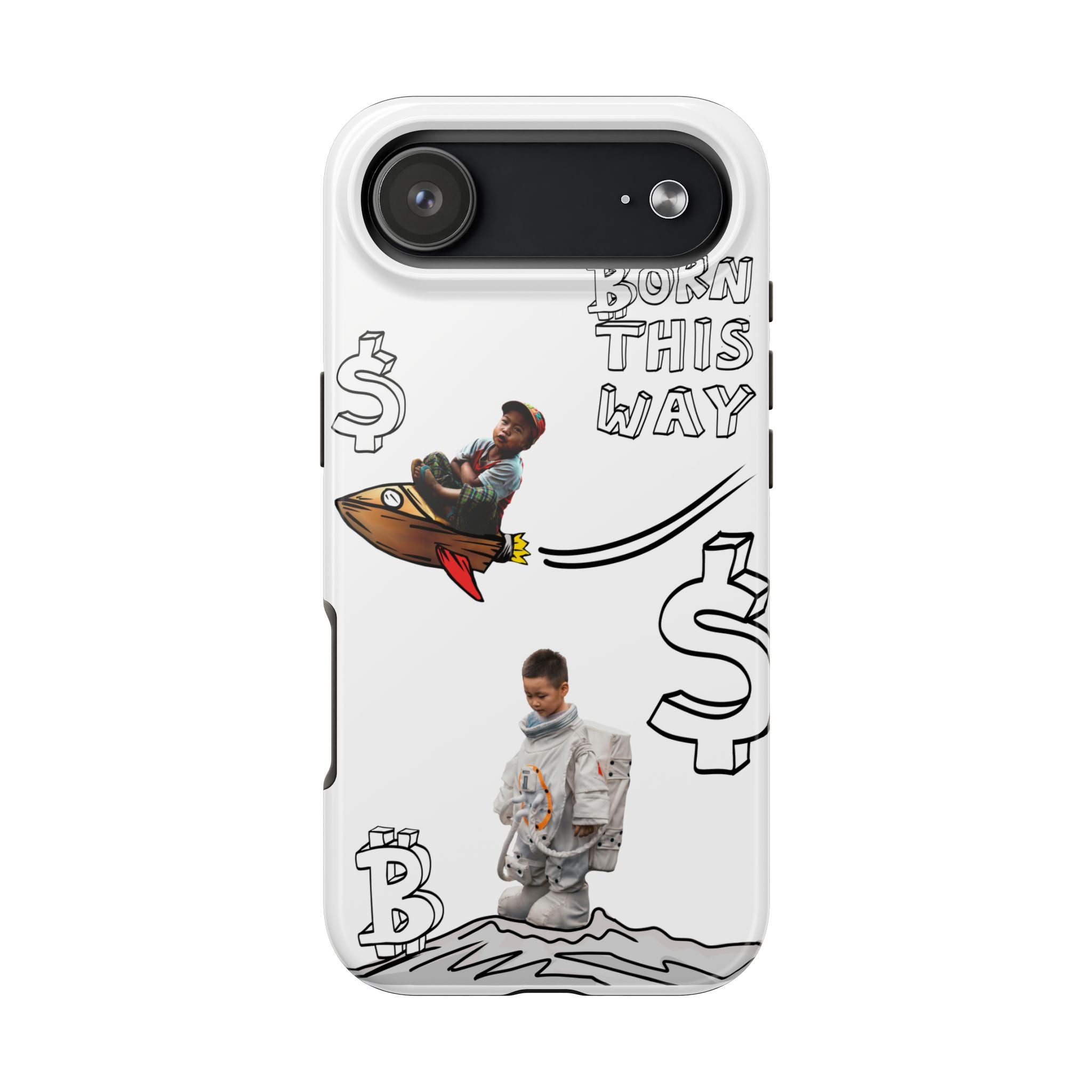 Born This Way Phone Case — "Crypt Apparel" Crypto Protective Case