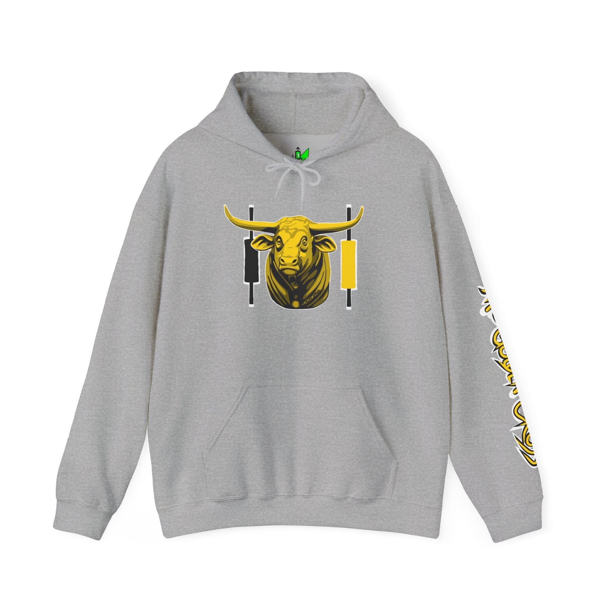 Golden Cross Bull Market Hoodie — Crypto Apparel 'The Golden Cross' Streetwear Hoodie