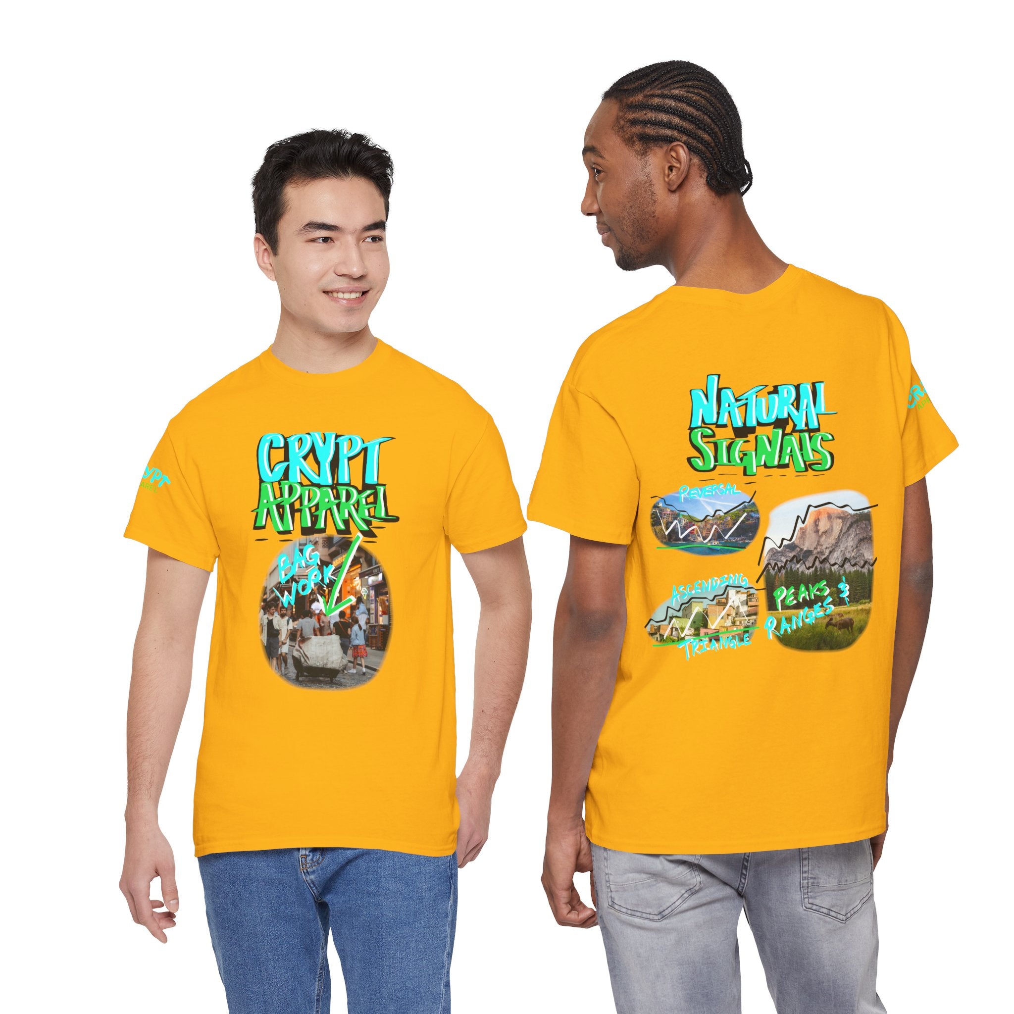 Natural Signals Graphic Tee — "Crypt Apparel" & "Nature Signals" Streetwear T‑Shirt