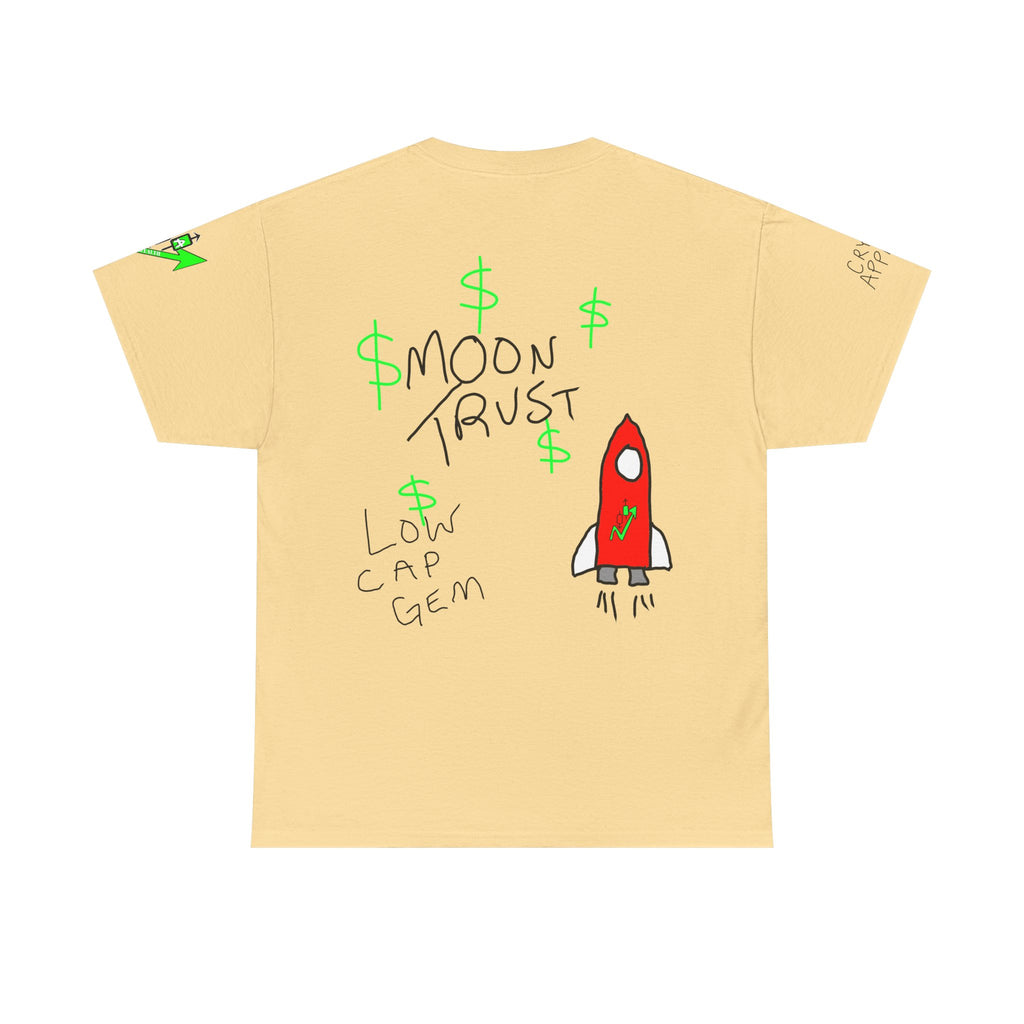 Crypto on Clarence Tee — "Crypt Apparel" / "crypto illiterate" Graphic Shirt
