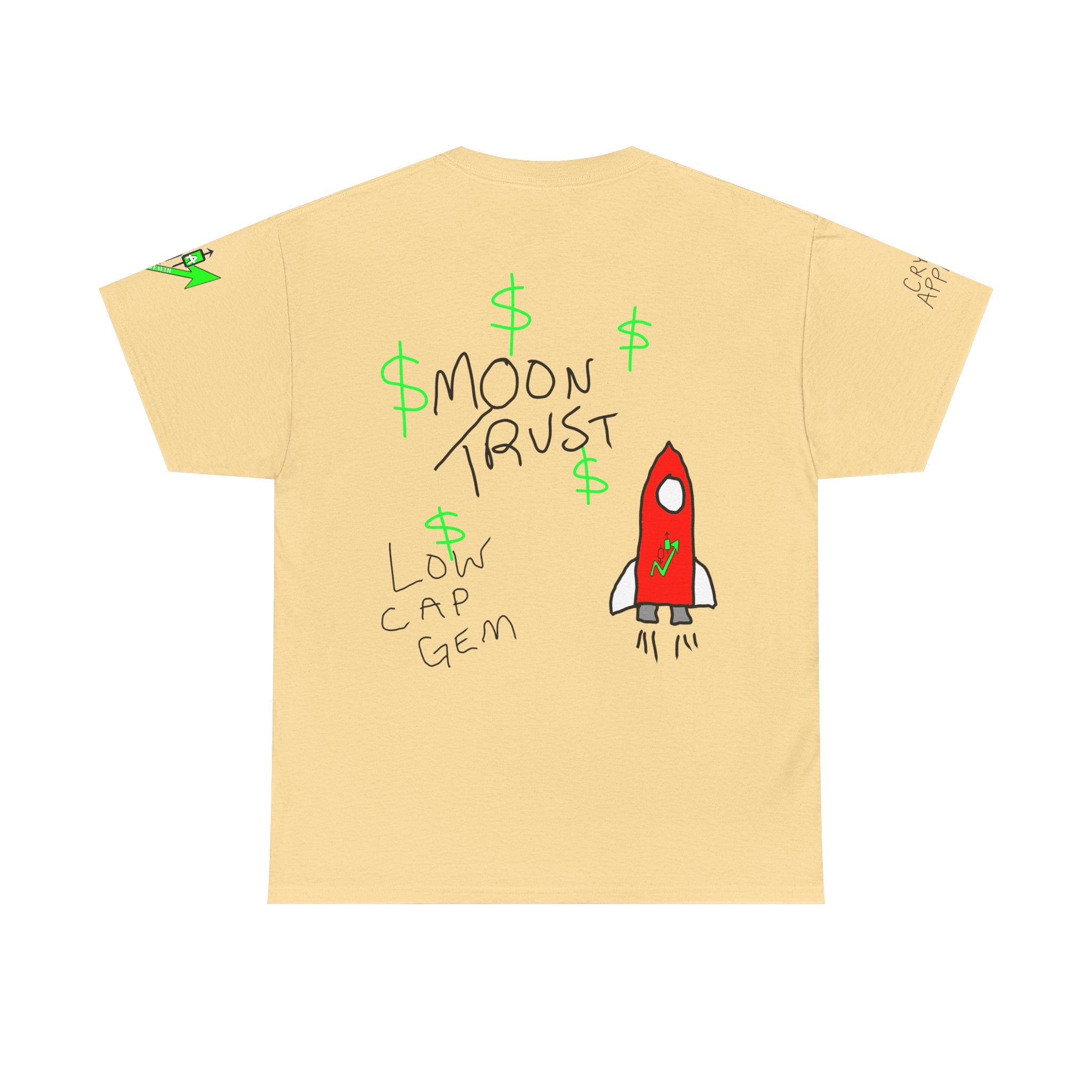 Crypto on Clarence Tee — "Crypt Apparel" / "crypto illiterate" Graphic Shirt