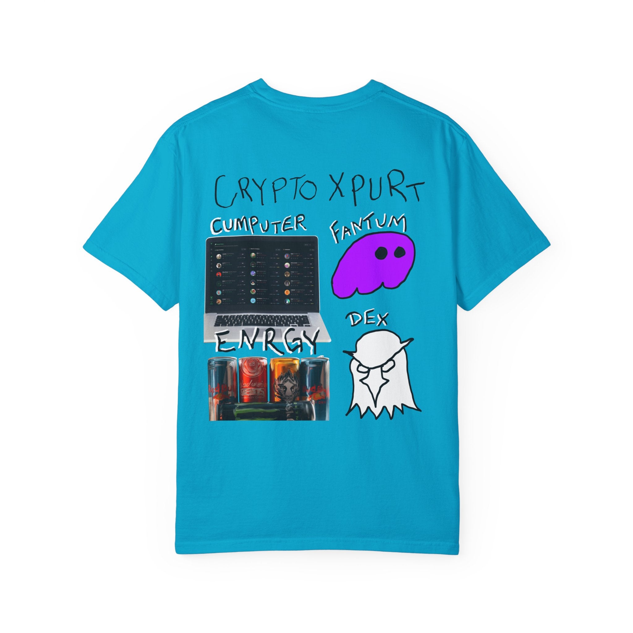 Crypto Meme T-Shirt — 'Meme Coin' Hand-Drawn Crypto Art Tee