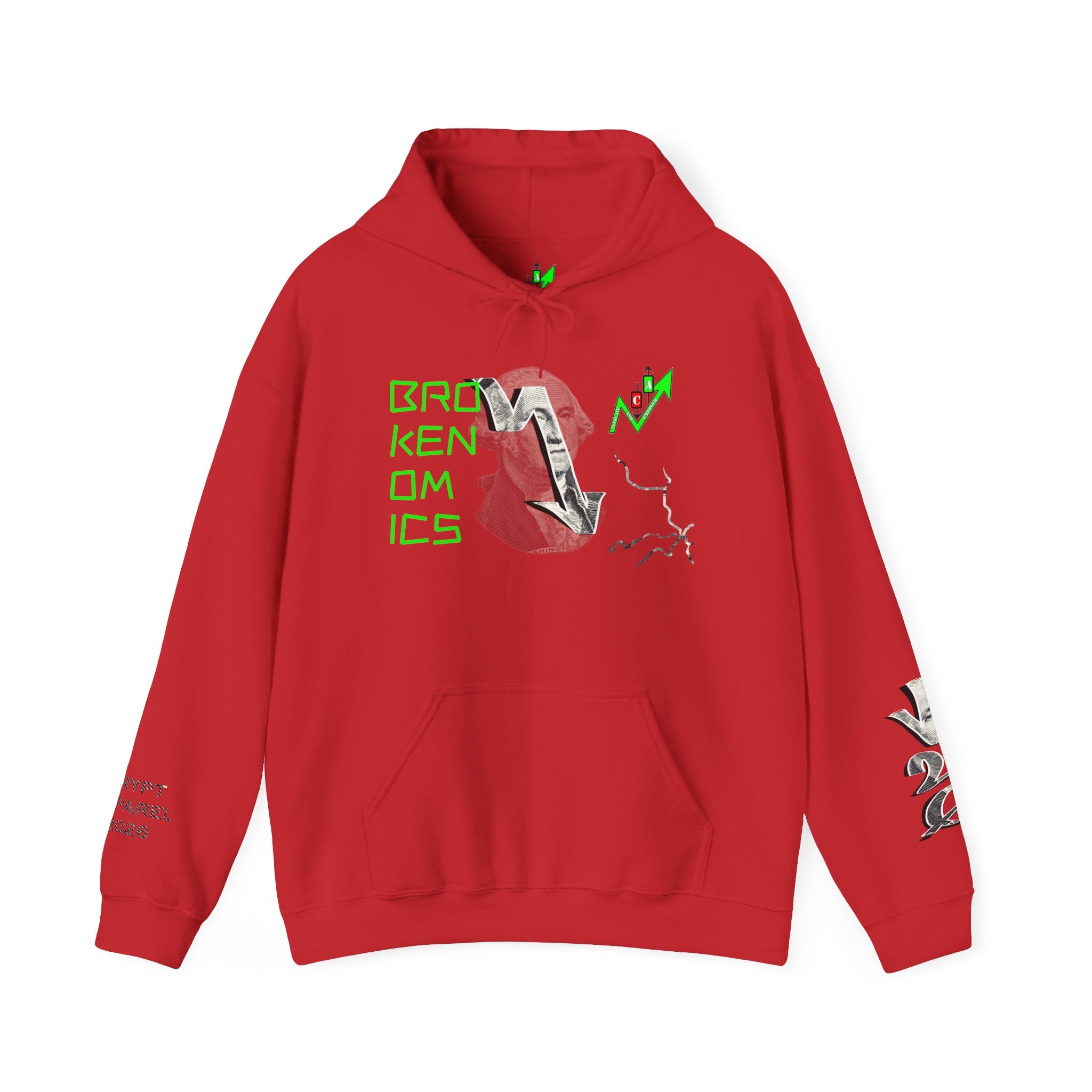 Brokenomics Crypto Hoodie — Straight to Zero trading sweatshirt "Crypt Apparel"
