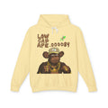 Low Cap Ape Meme Coin Hoodie — Crypt Apparel Cryptocurrency Graphic Pullover