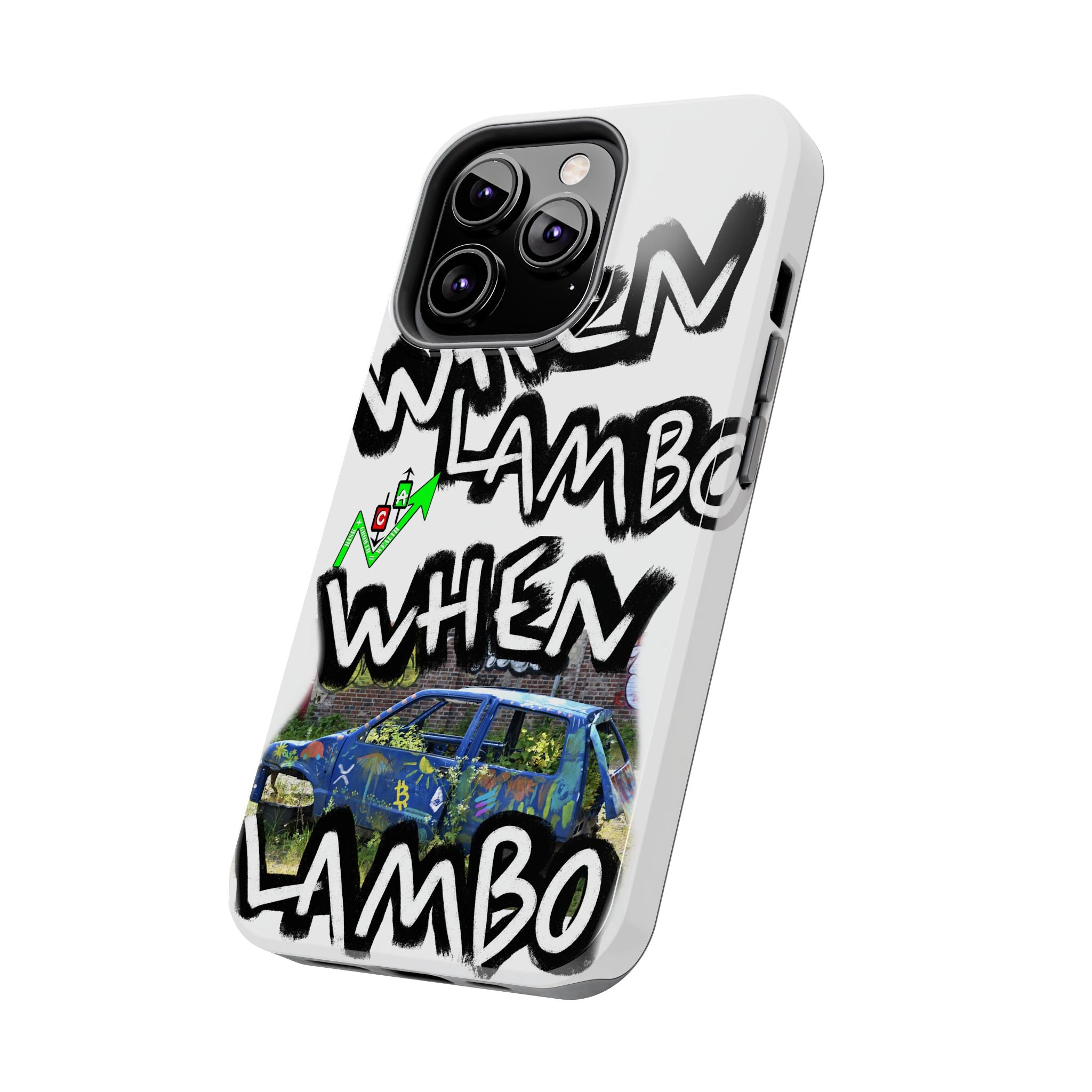When Lambo Art Phone Case — Crypto Meme Tough Phone Case