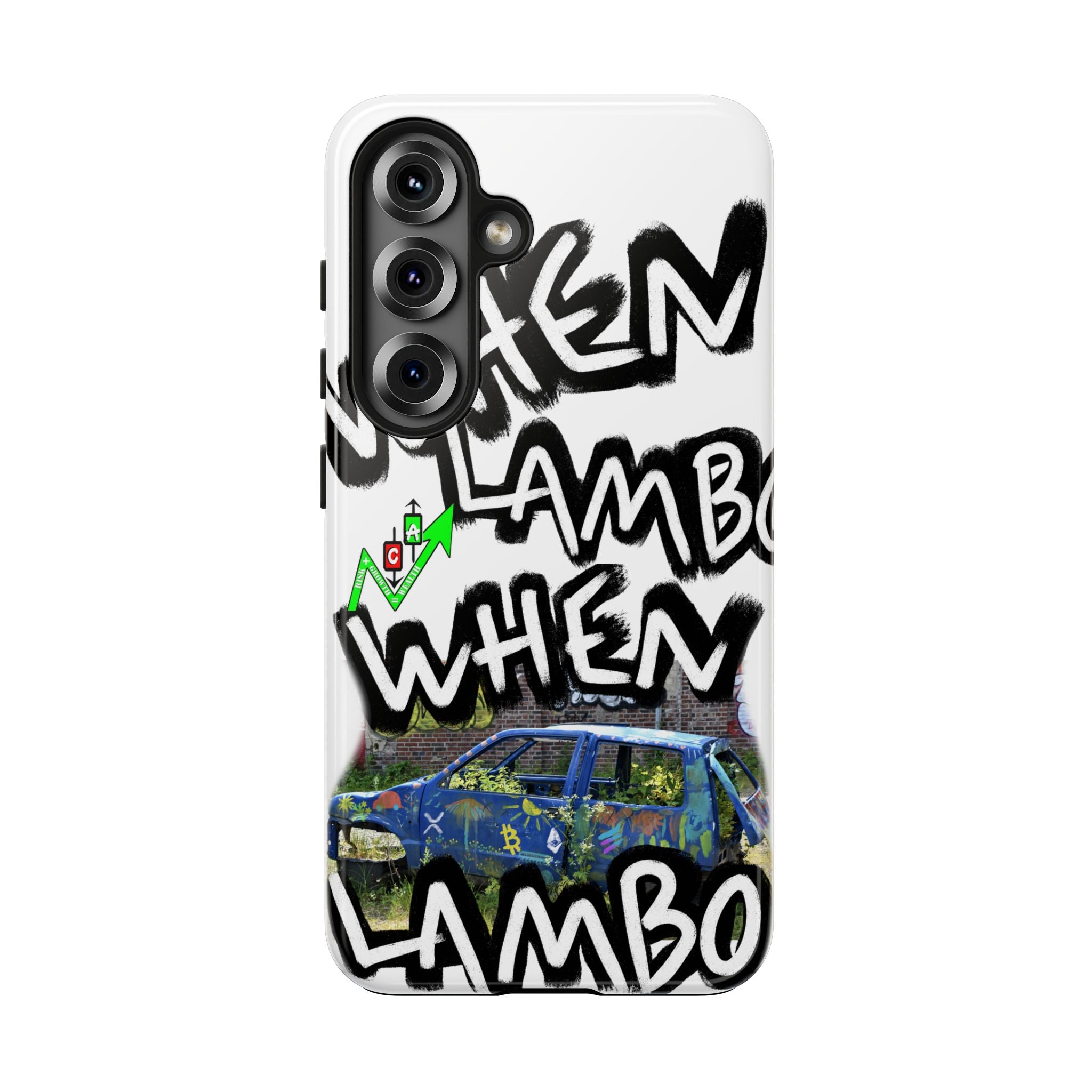 When Lambo Art Phone Case — Crypto Meme Tough Phone Case