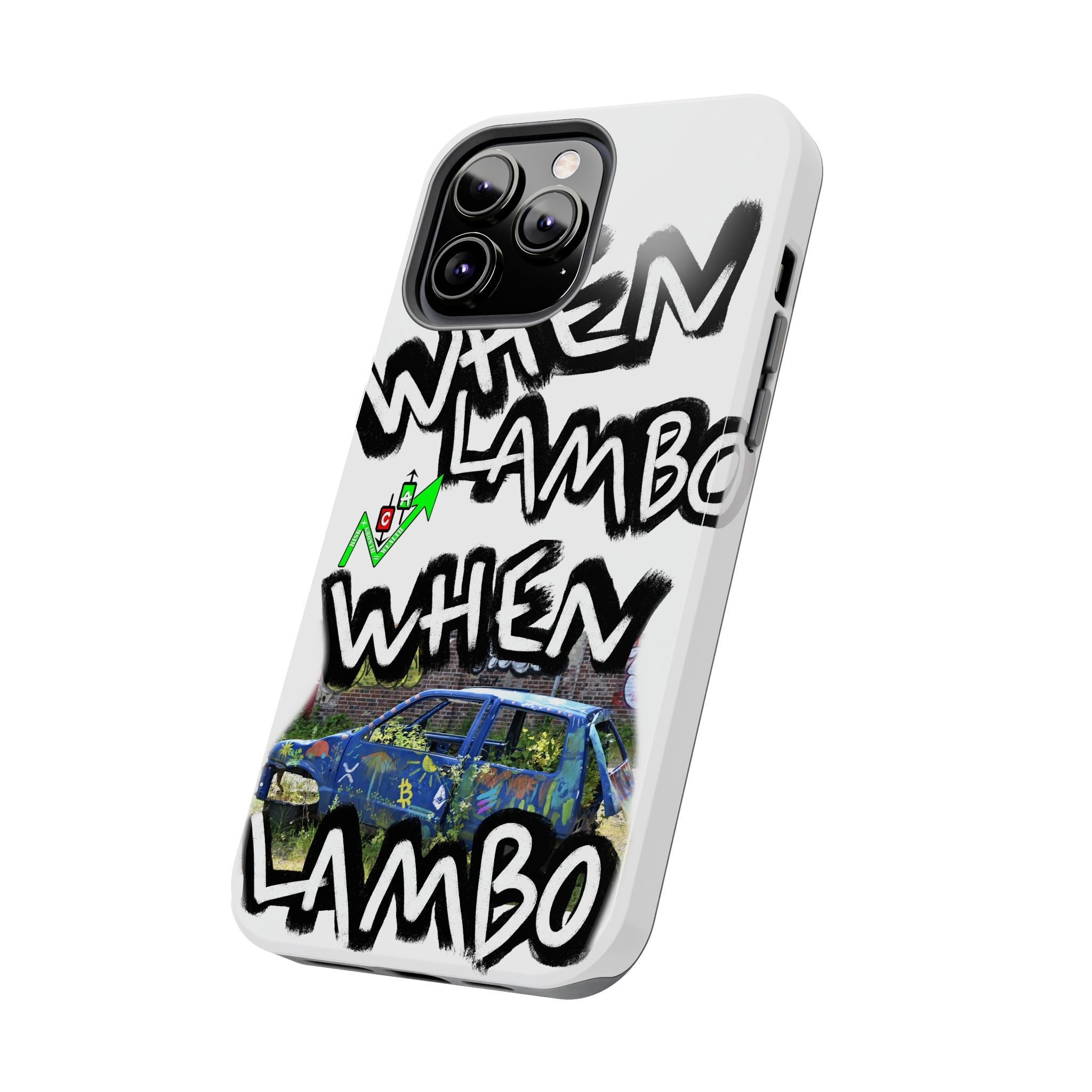 When Lambo Art Phone Case — Crypto Meme Tough Phone Case
