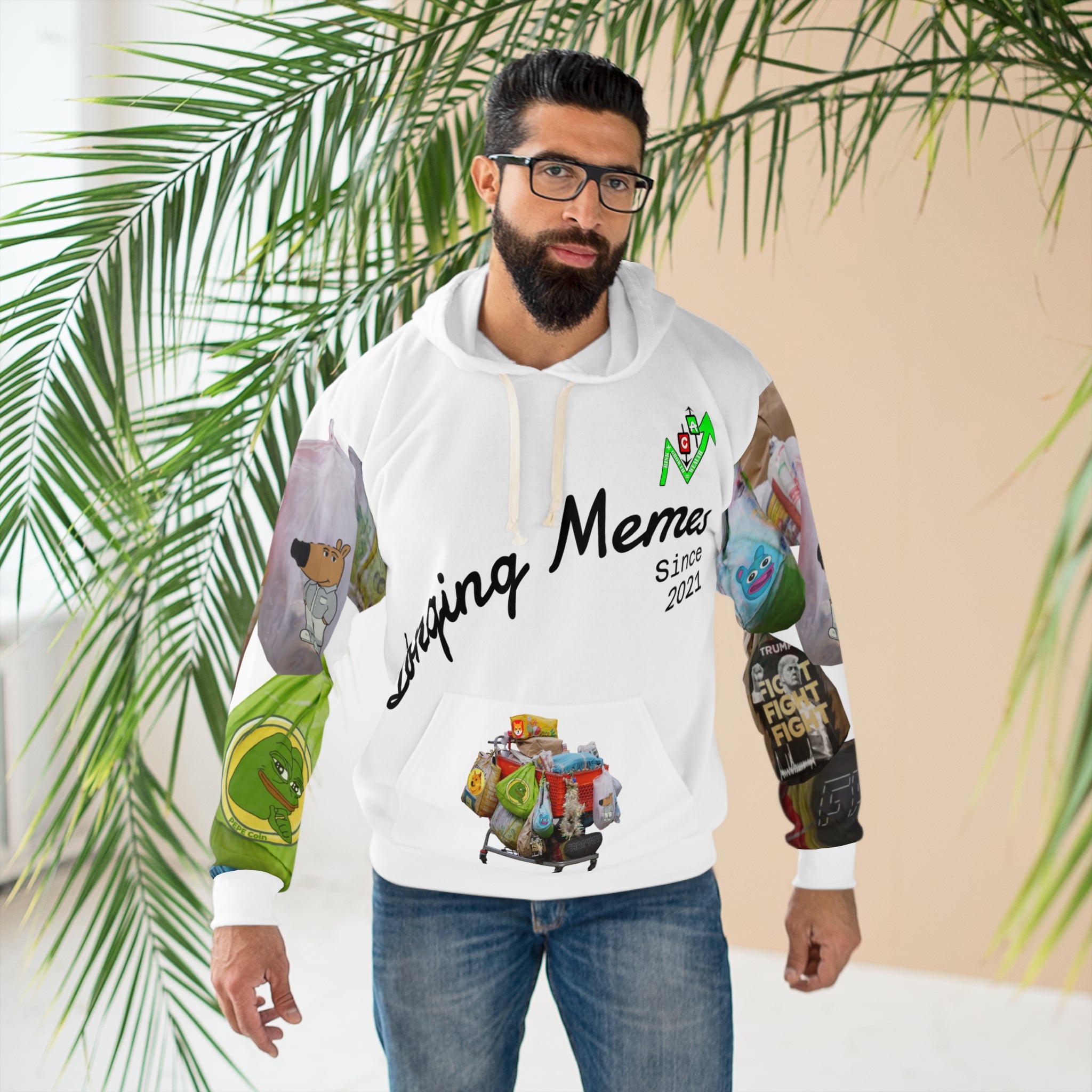 Bag Holders Hoodie | 'Crypt Apparel' Meme Coin Print