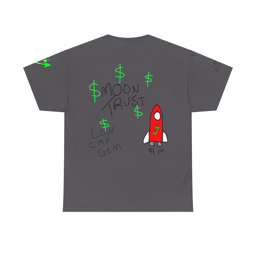 Crypto on Clarence Tee — "Crypt Apparel" / "crypto illiterate" Graphic Shirt