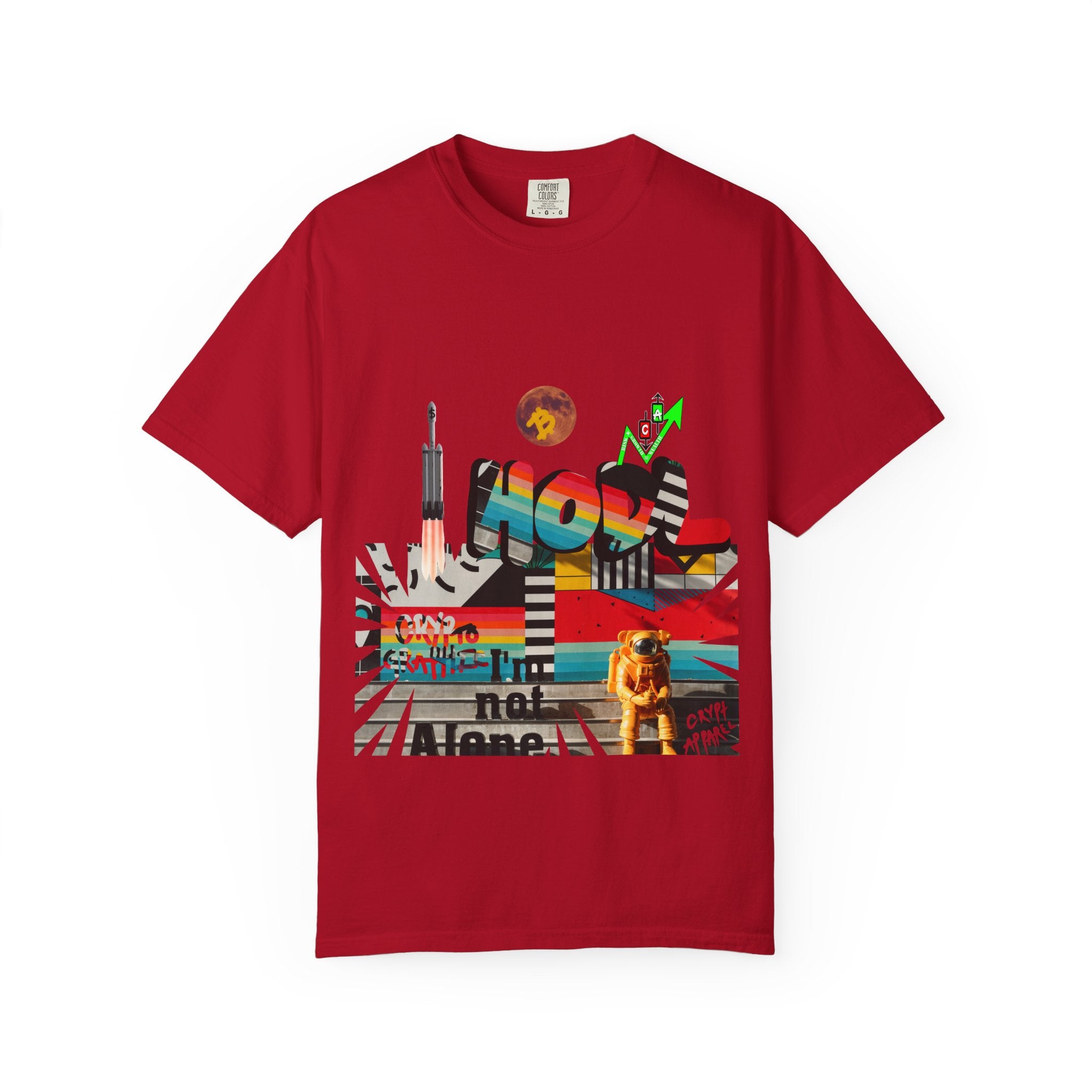 Urban Jungle Crypto Collage T-Shirt | Crypt Apparel Graphic Streetwear