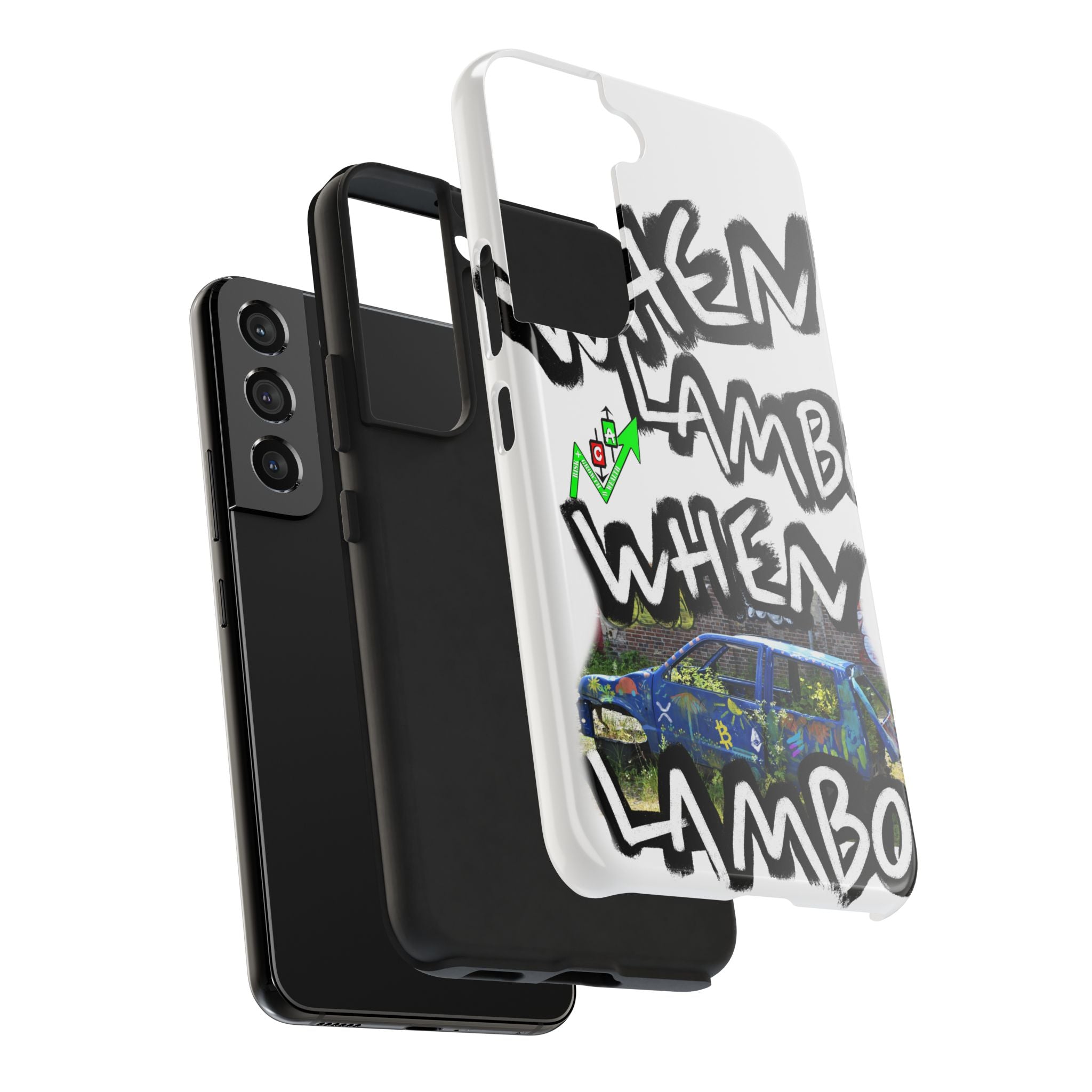 When Lambo Art Phone Case — Crypto Meme Tough Phone Case